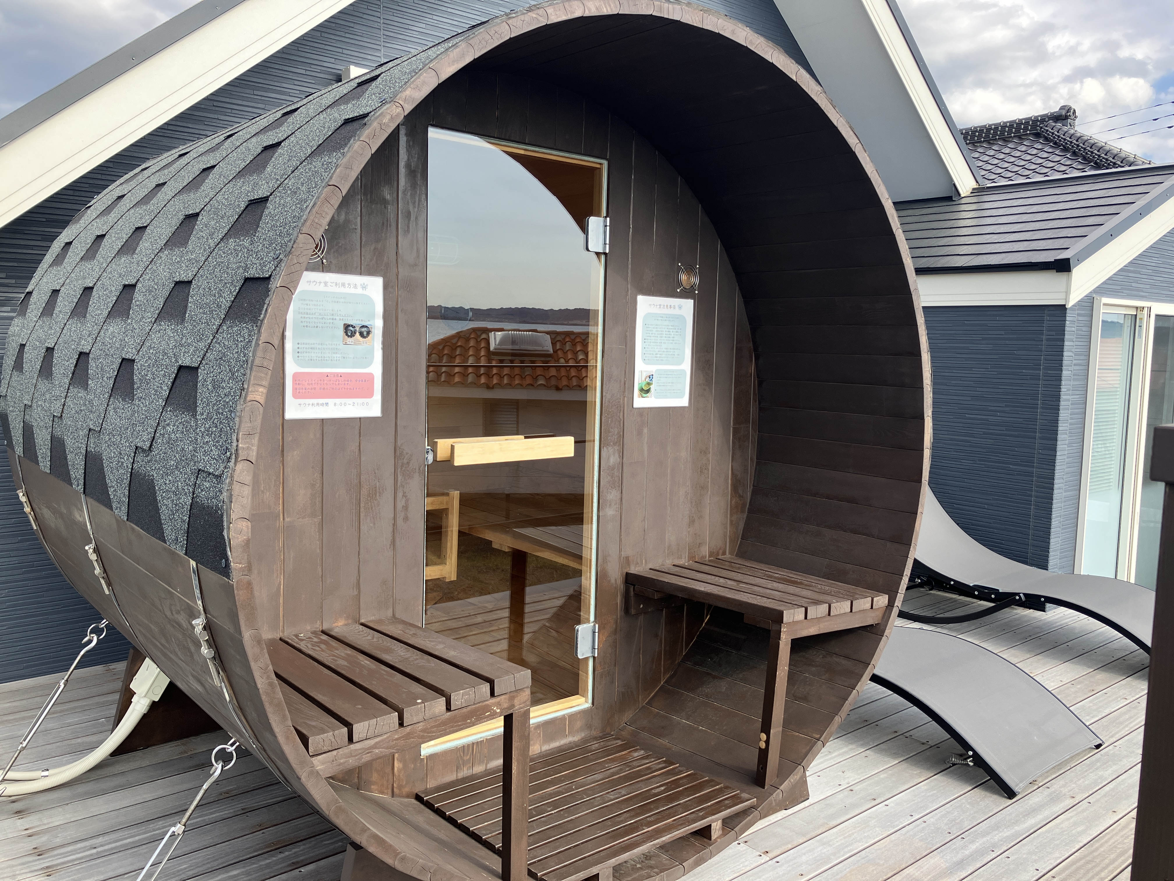 *【バレルサウナ】プライベート空間で心身を癒す贅沢なサウナ時間を満喫