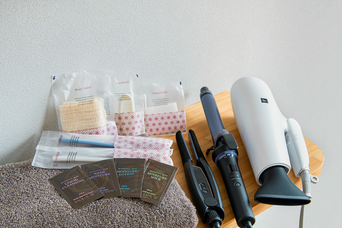 *【アメニティ】充実のアメニティで手ぶらでも安心。