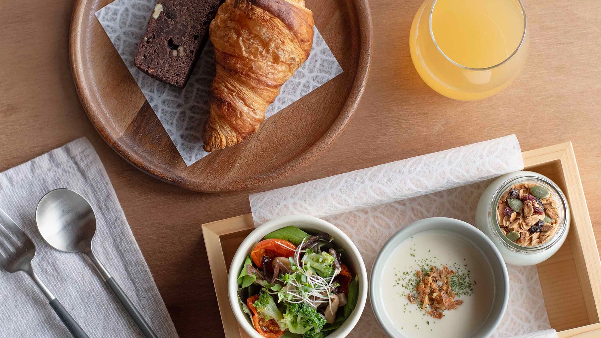 町家の仕出し朝食〈洋風〉　※オプション朝食