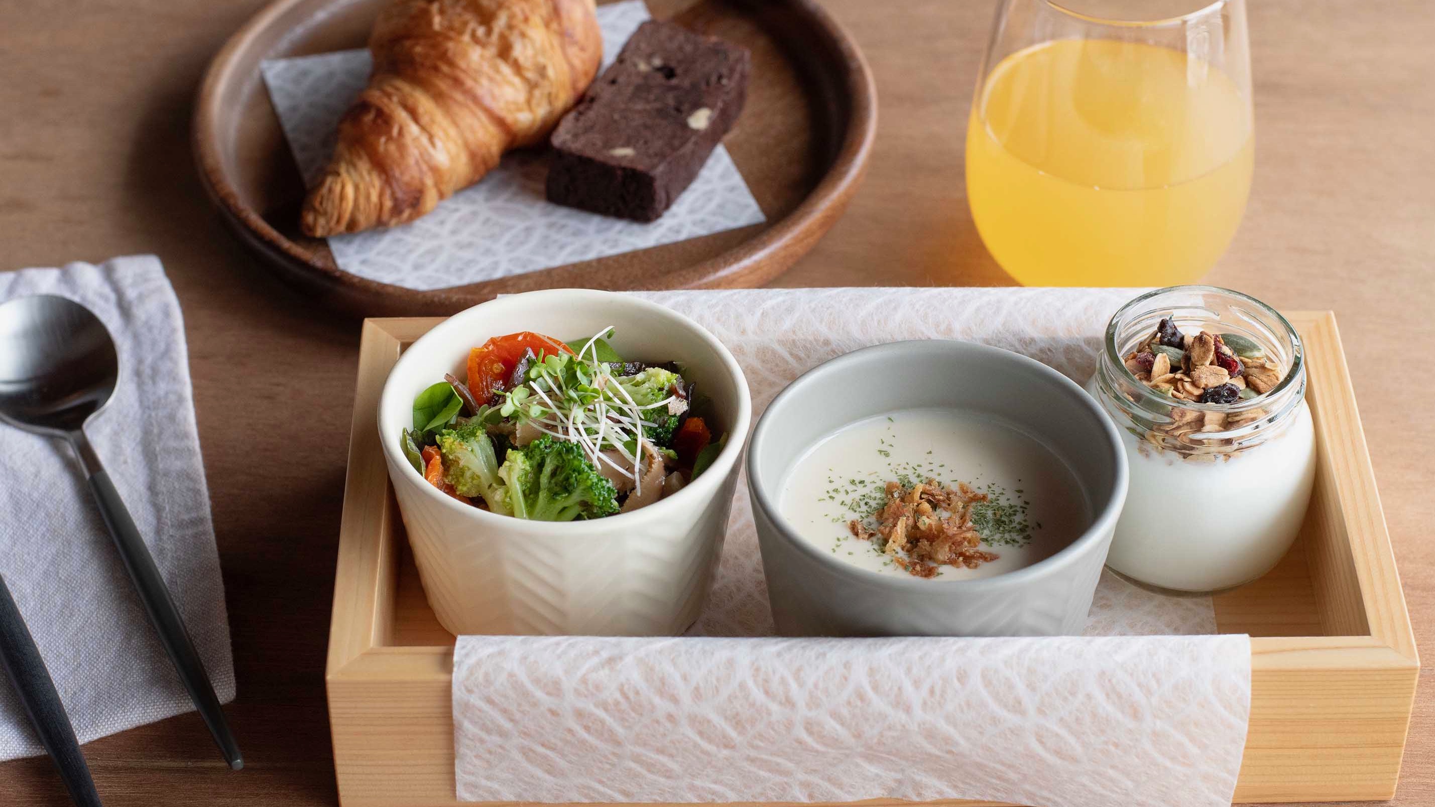 町家の仕出し朝食〈洋風〉　※オプション朝食