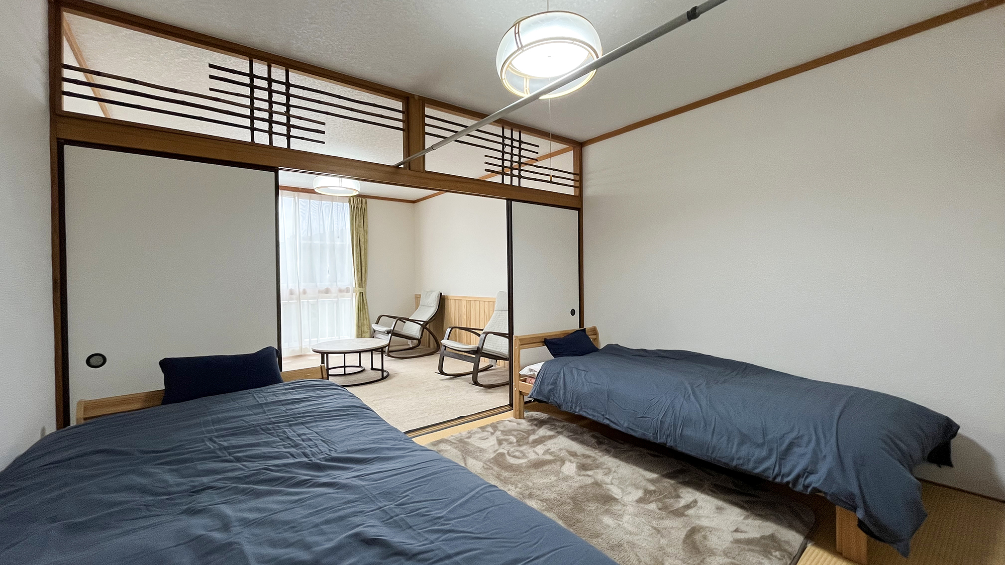 静かな空間ぐっすりおやすみいただけます