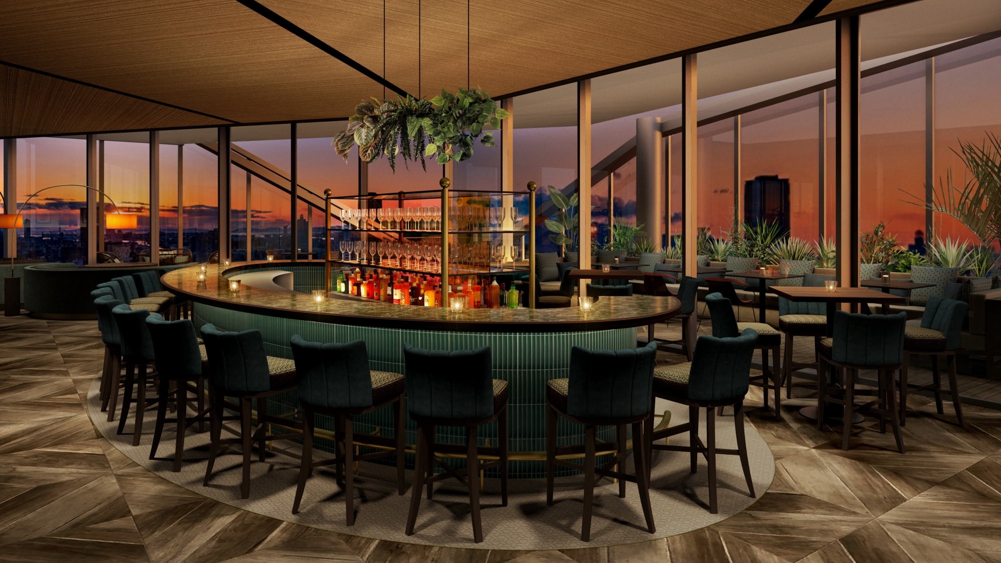 バーカウンター（28F）