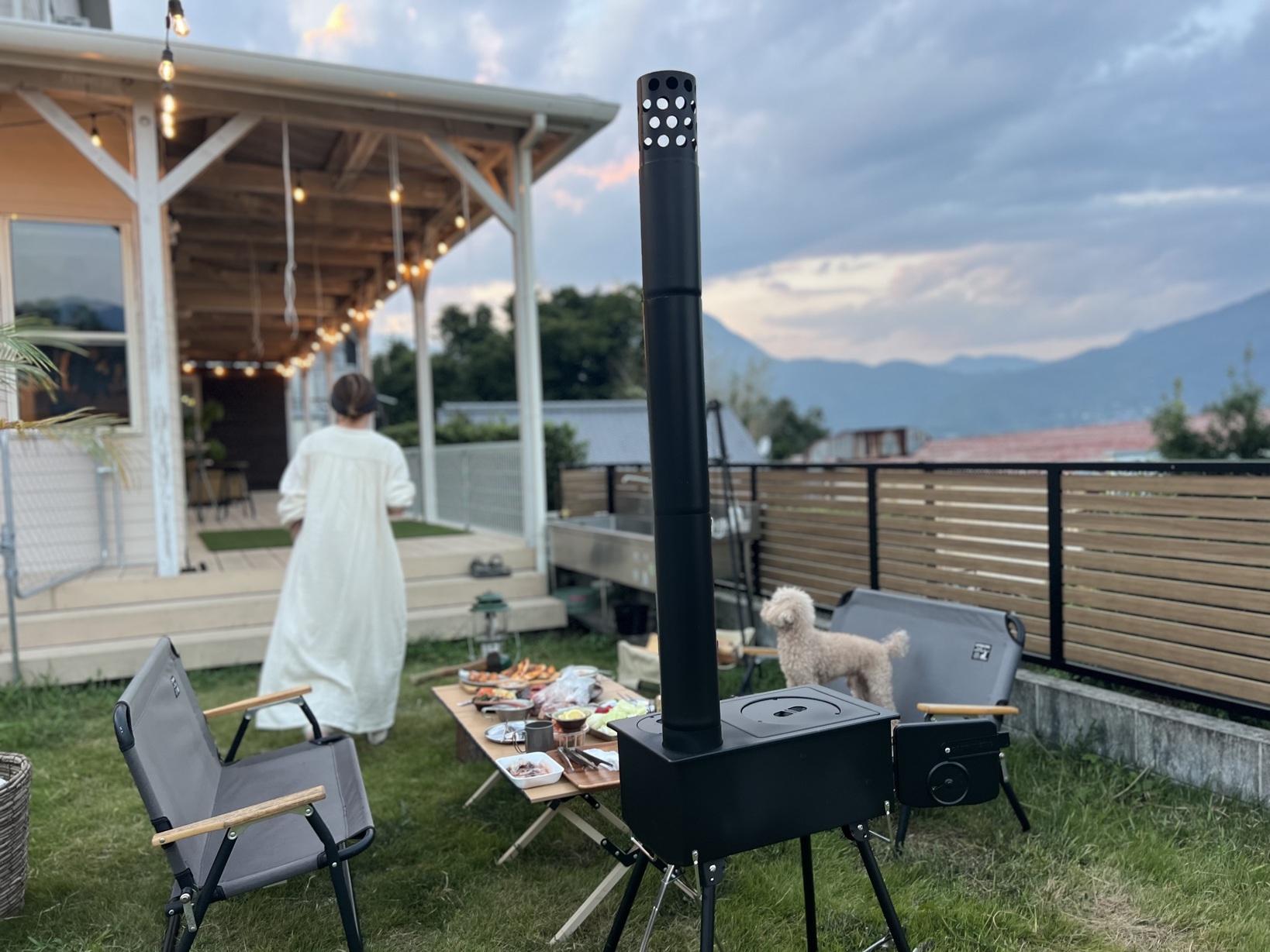 【一棟貸し】素泊まり｜ペット可｜愛犬と泊まれる庭付き賃別荘｜BBQ＆焚き火