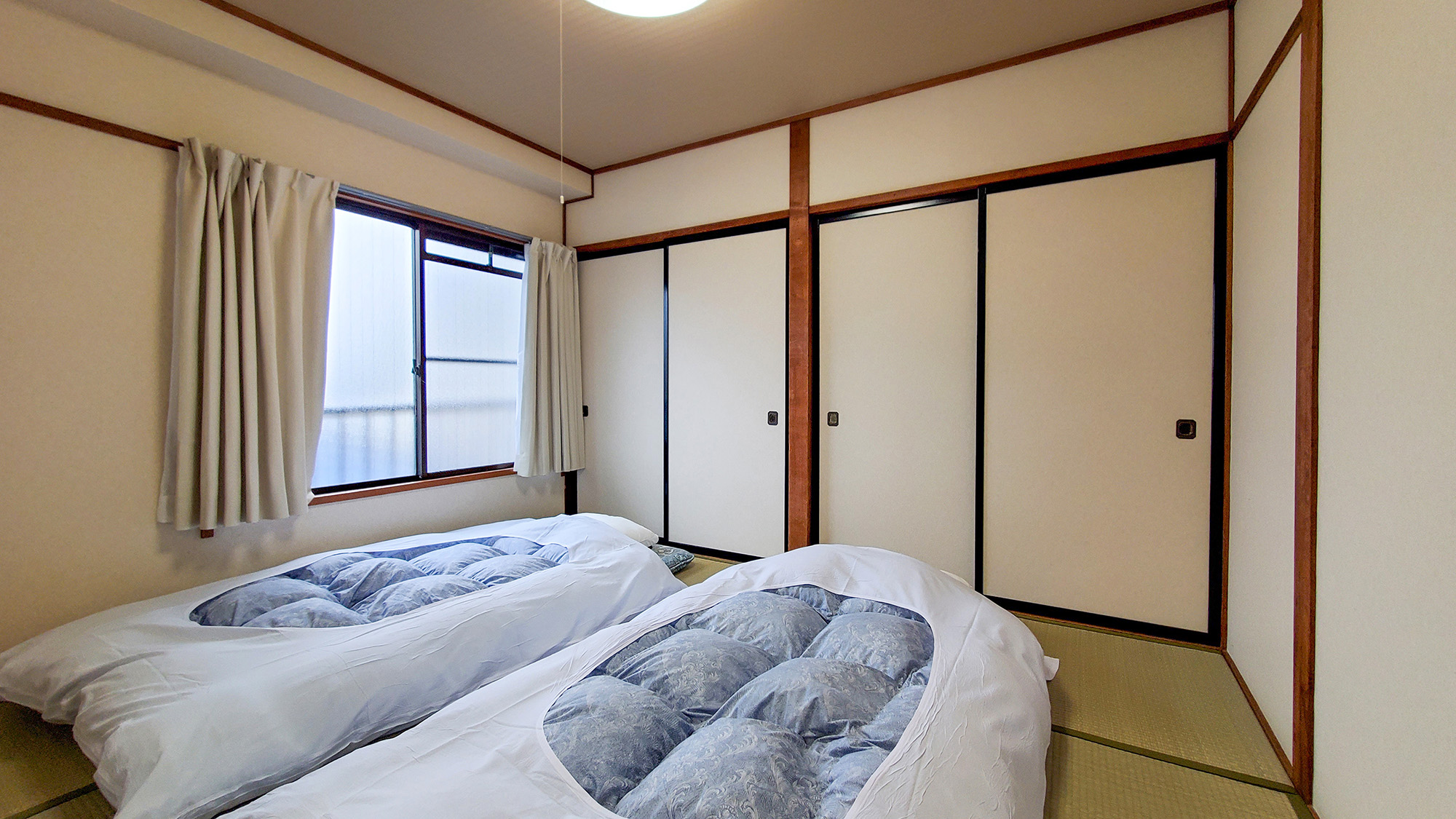 #［和洋室］　和室でおやすみいただくこともできます。