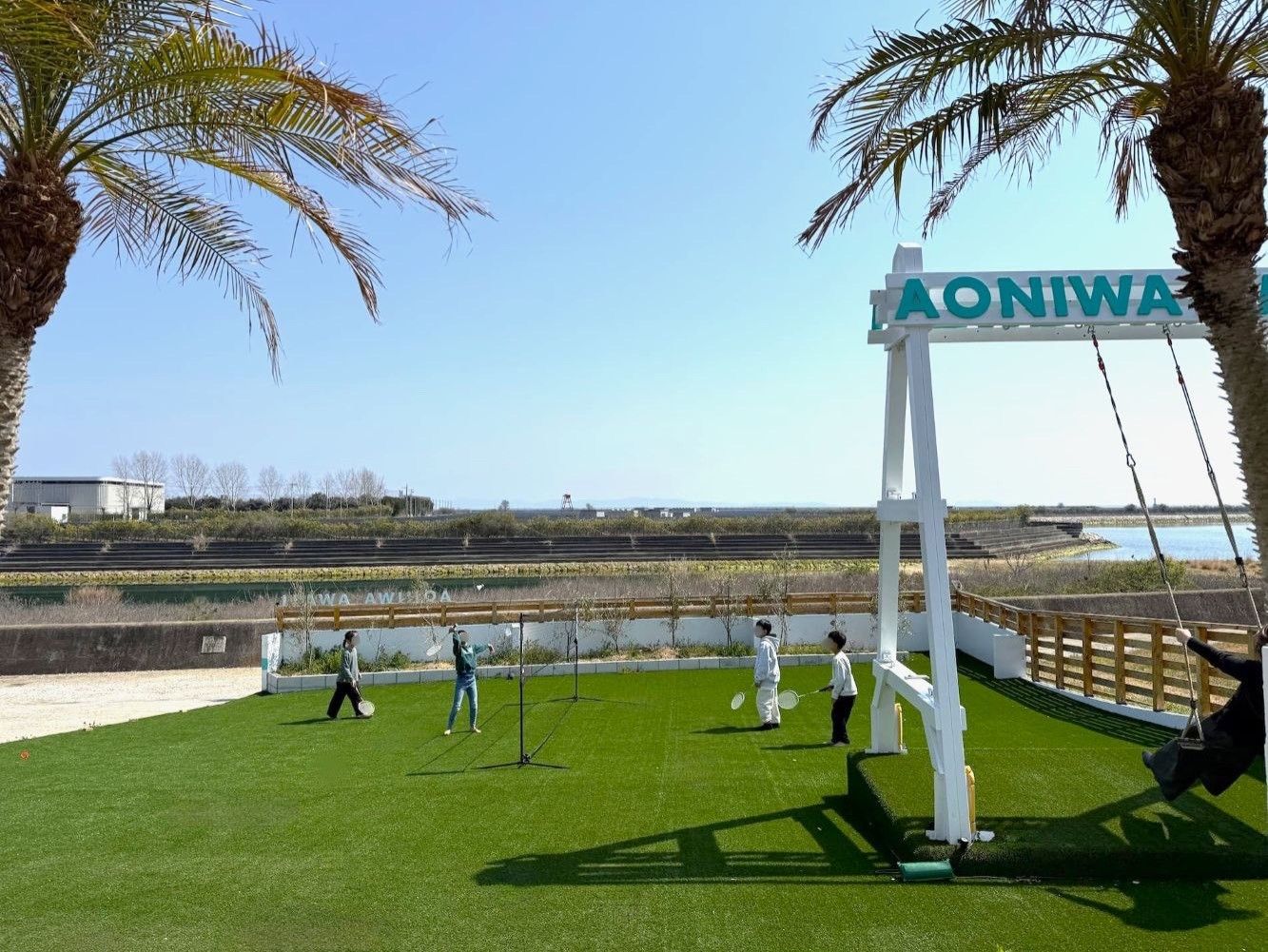 テラス/バトミントン