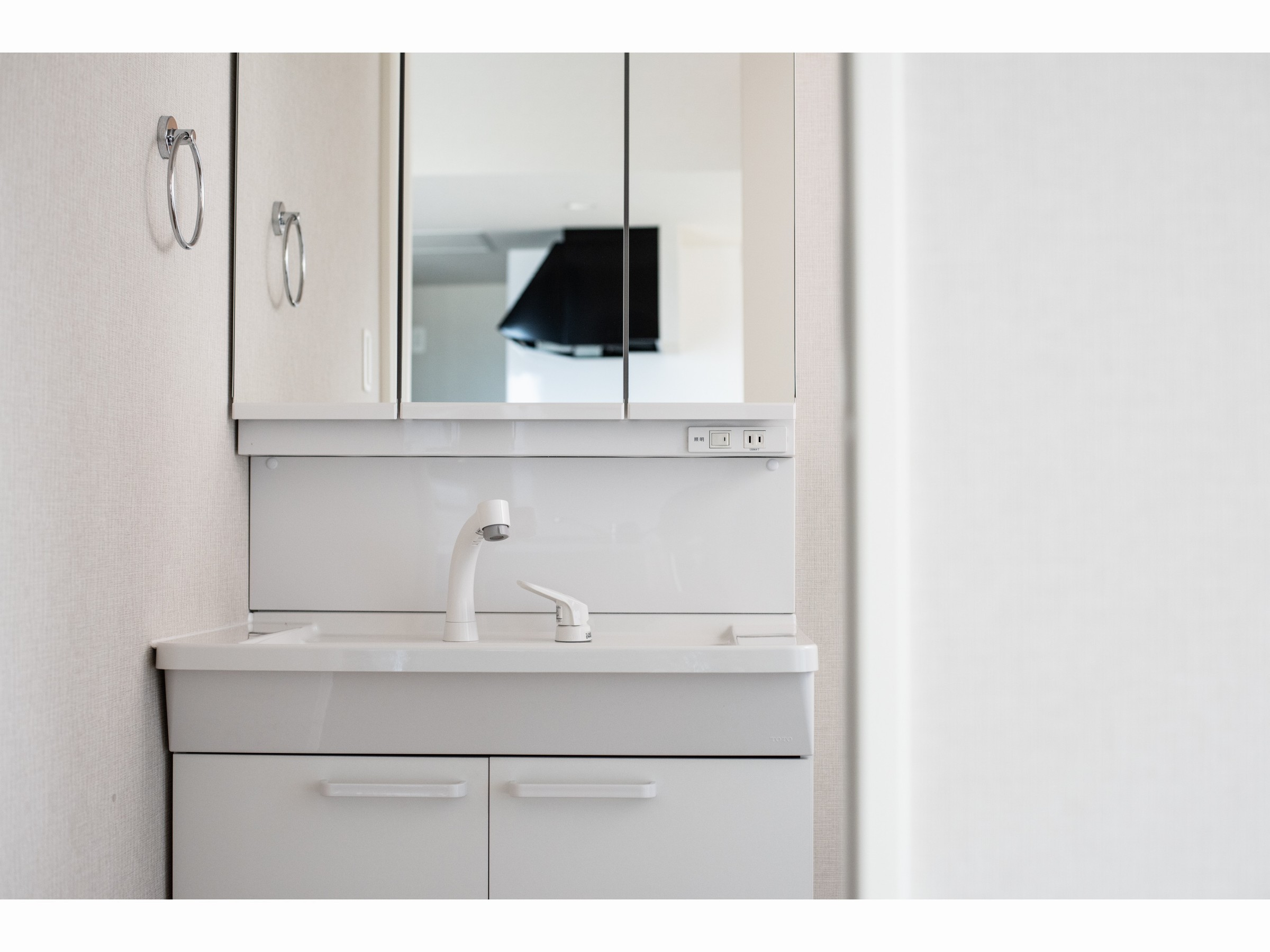 シャワー付き洗面化粧台