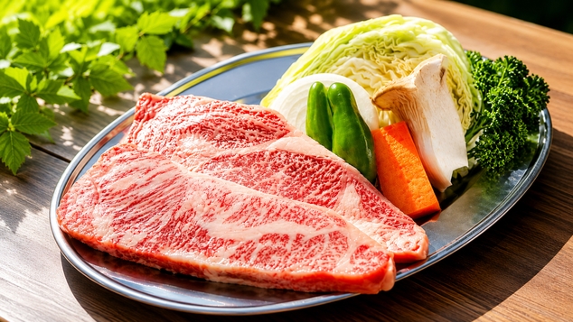 【開業1周年記念★おひとり様2，000円OFF】高森牛ステーキ付きカジュアルBBQプラン（一泊二食）