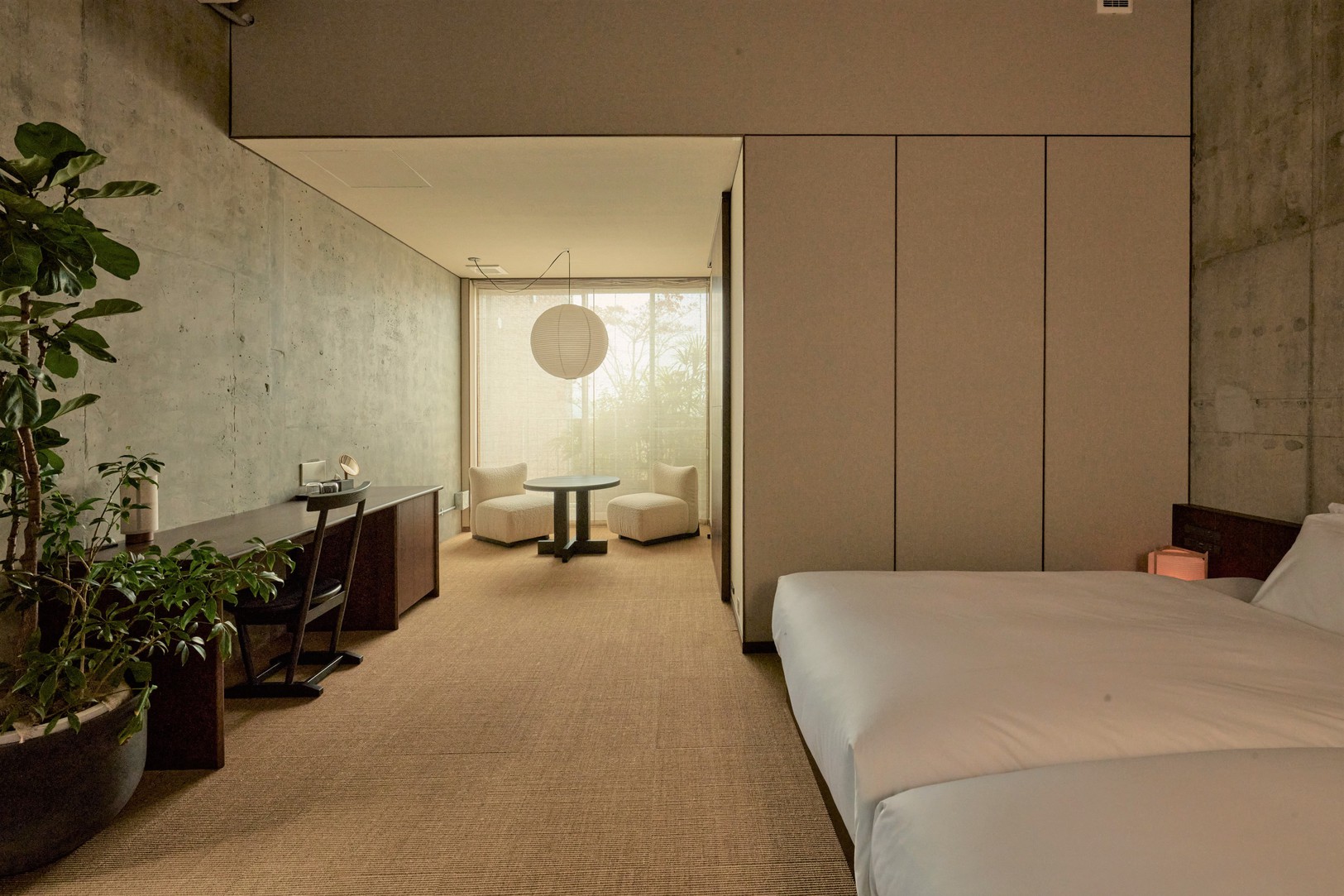 【源泉かけ流し内風呂付】KUONスタンダードルーム｜32平米