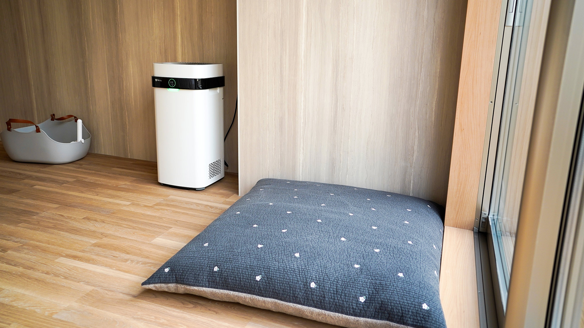 ・【ペットスペース】ペット用のふかふかクッションをご用意！ペット用ベッドとしてご利用いただけます