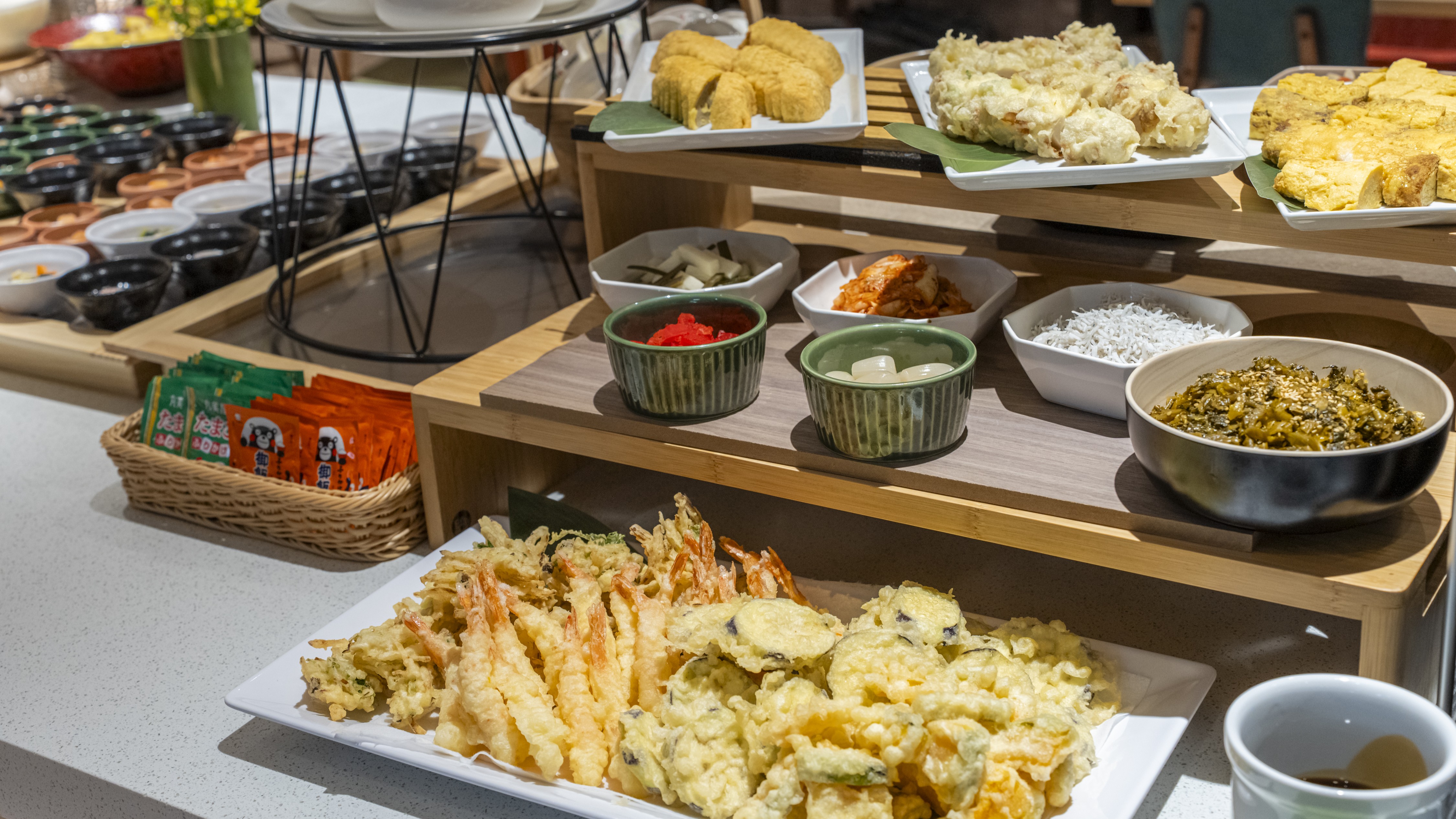 シェフの手作り朝食ブッフェ