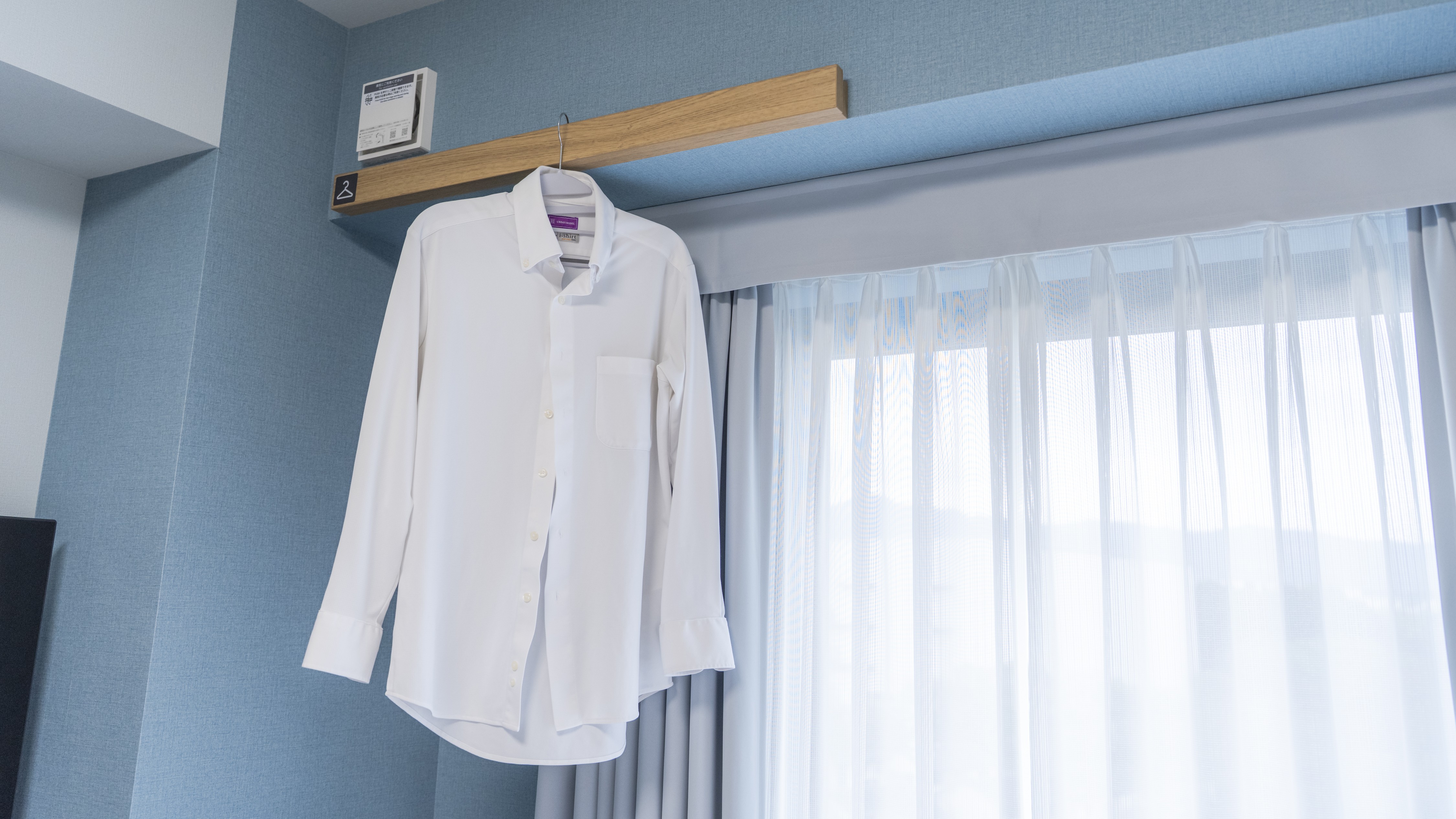 全室に物干しとして使える長押を設けており、お部屋でのお洗濯に便利です