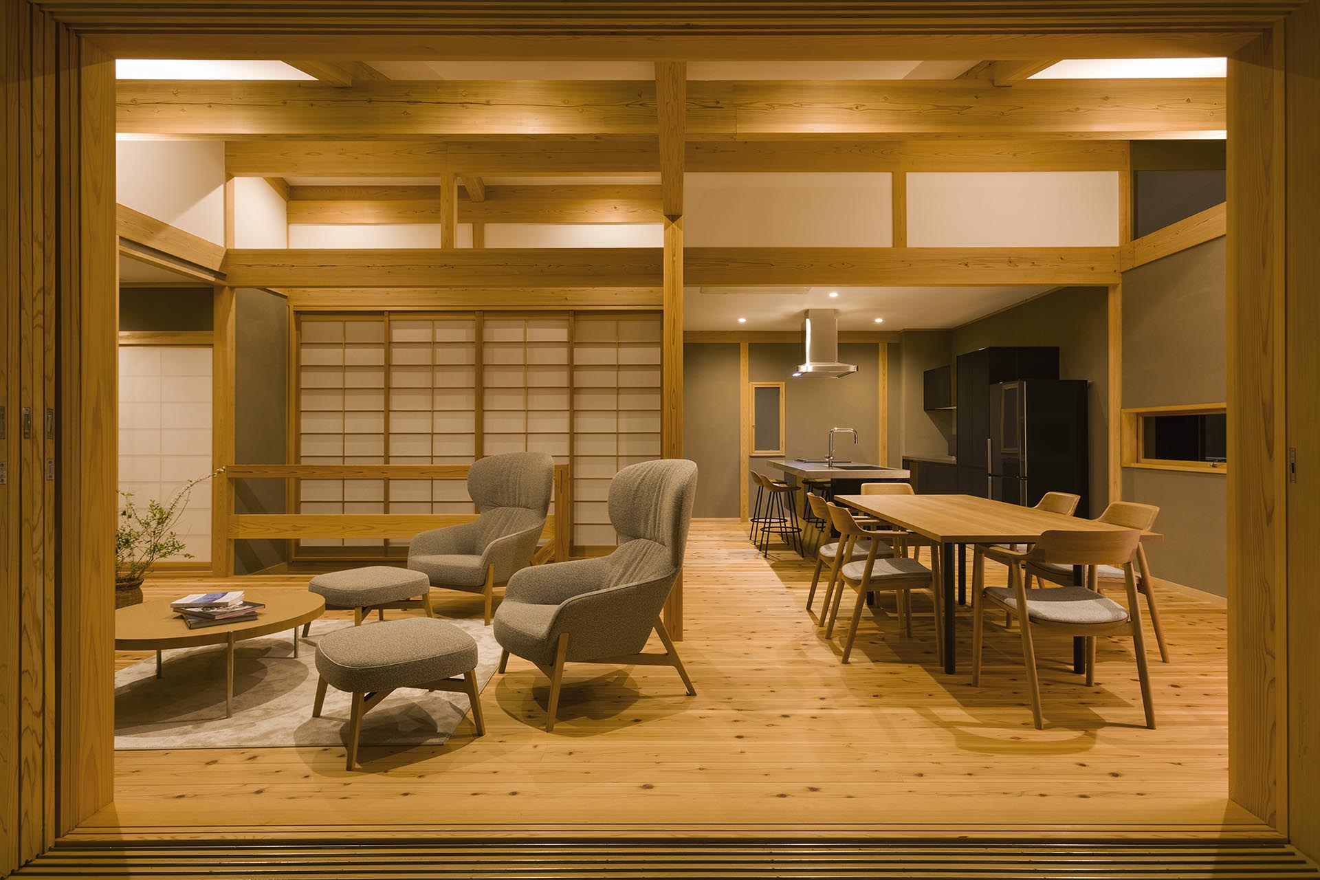 【木のぬくもり空間】春月：リビング