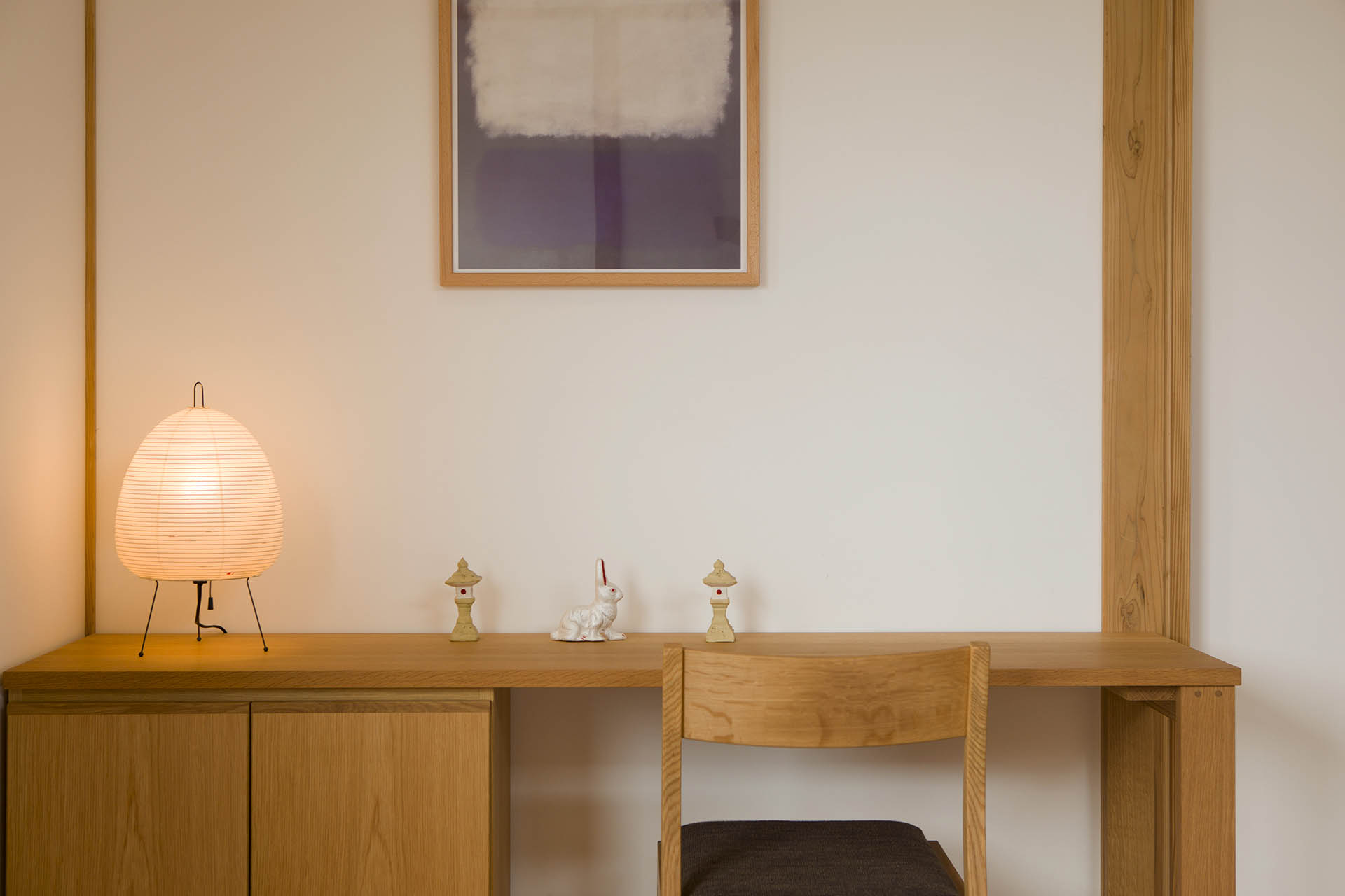 【木のぬくもり空間】春月：ベッドルームデスク