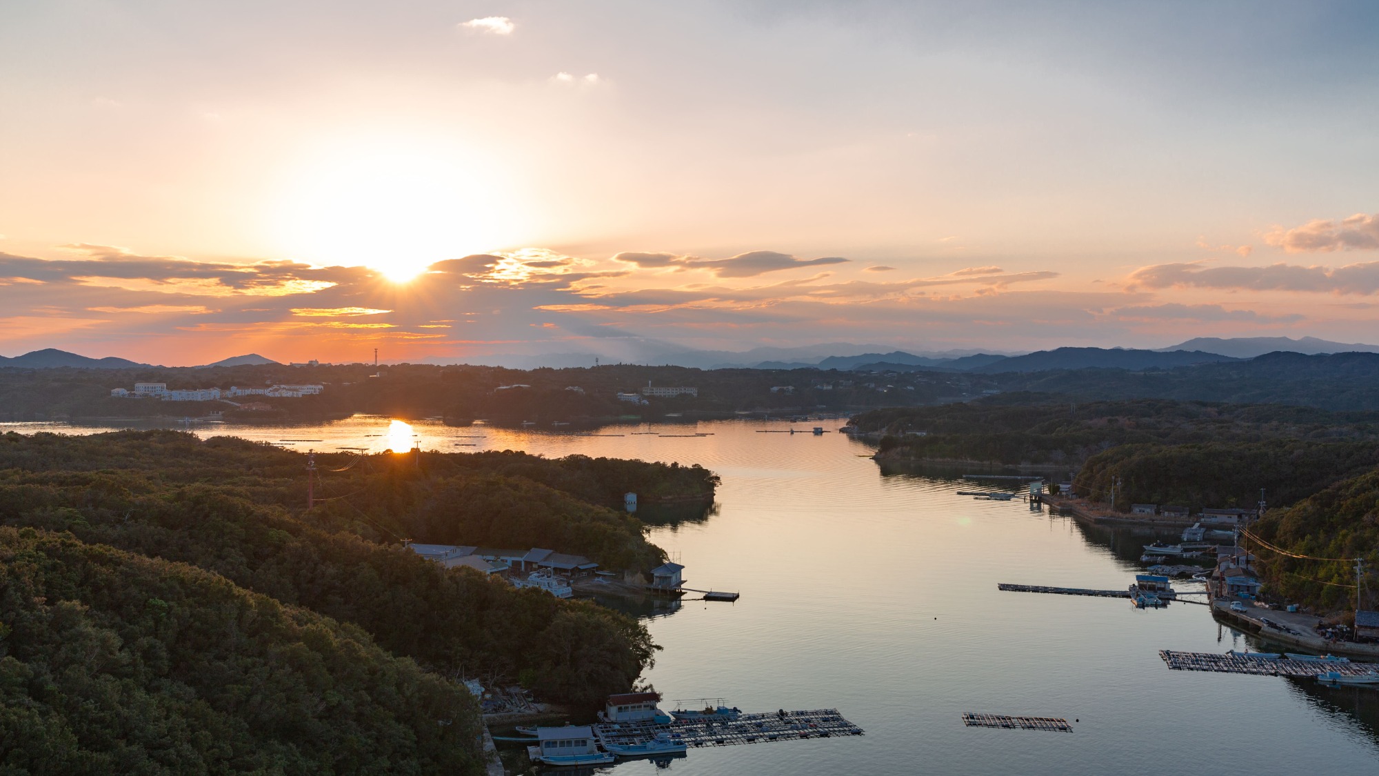 【周辺観光】英虞湾夕日