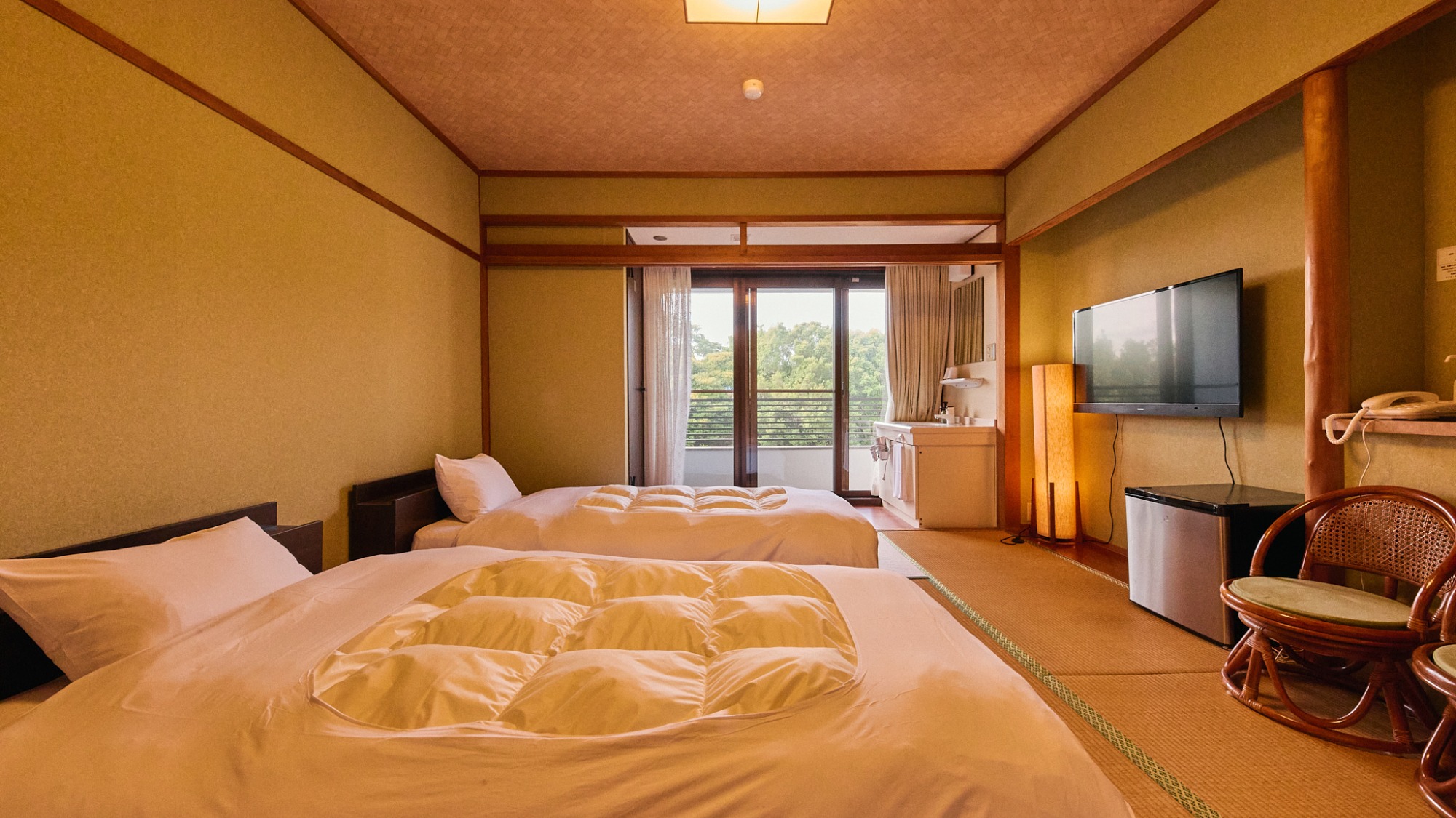 【客室】スタンダードルーム・和ベッド（一例）