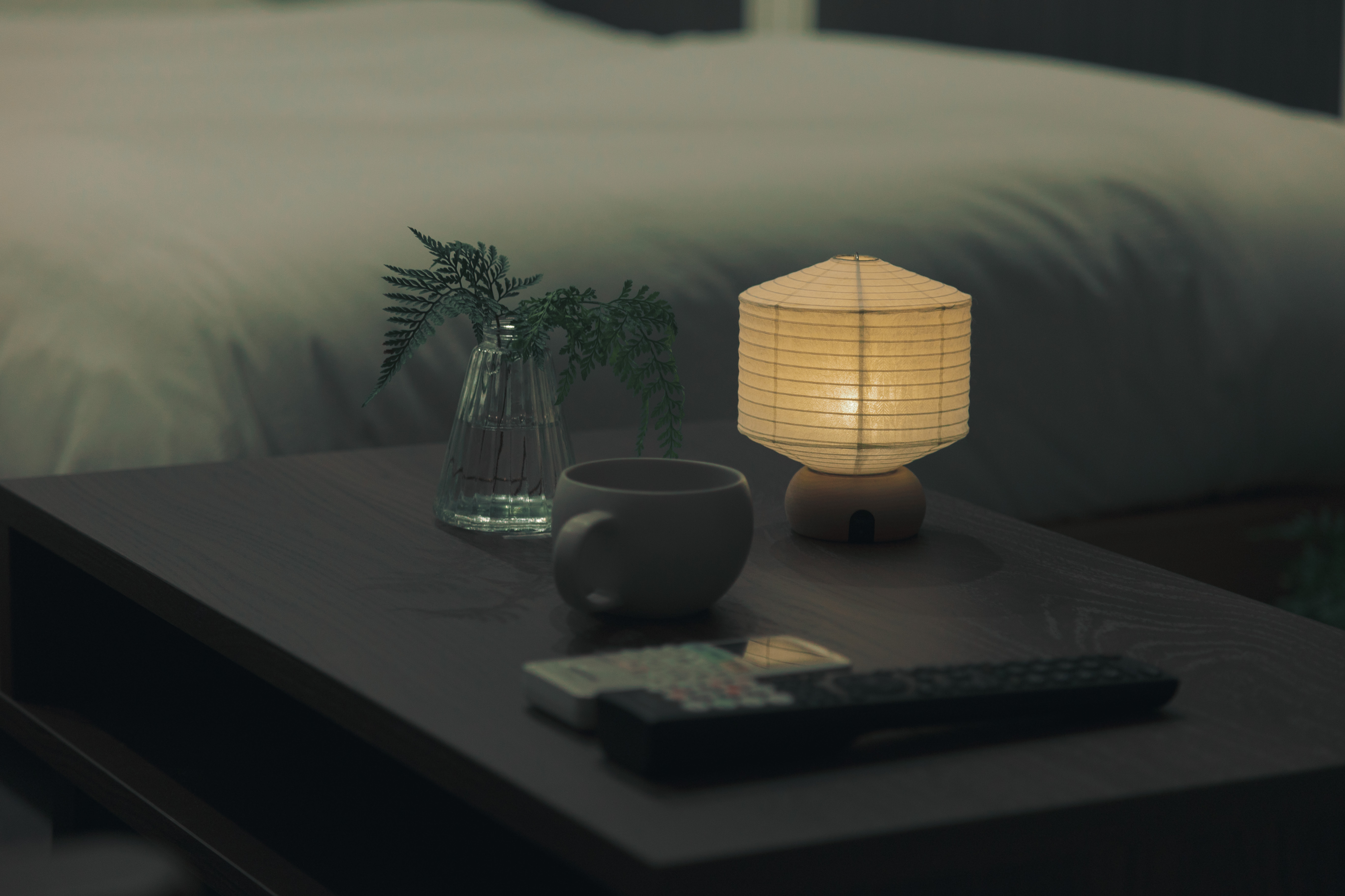 夜のお部屋の雰囲気