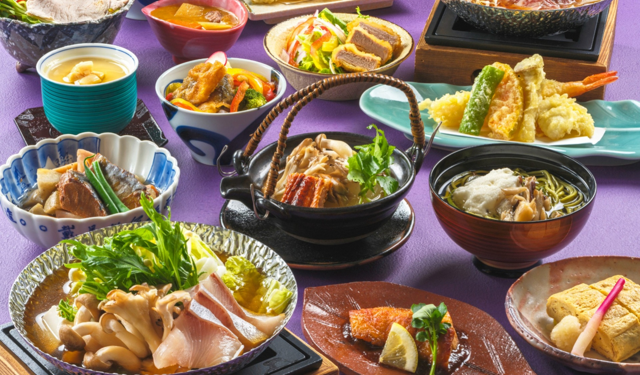 日本料理つのくに【オーダーブッフェ和食ランチ 尼の四季御膳】