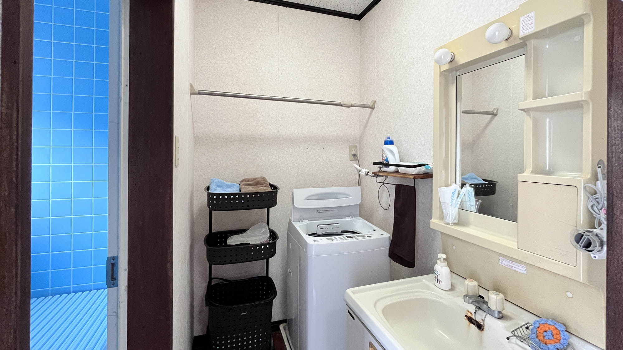 【客室】洗濯機はご自由にお使いくださいね