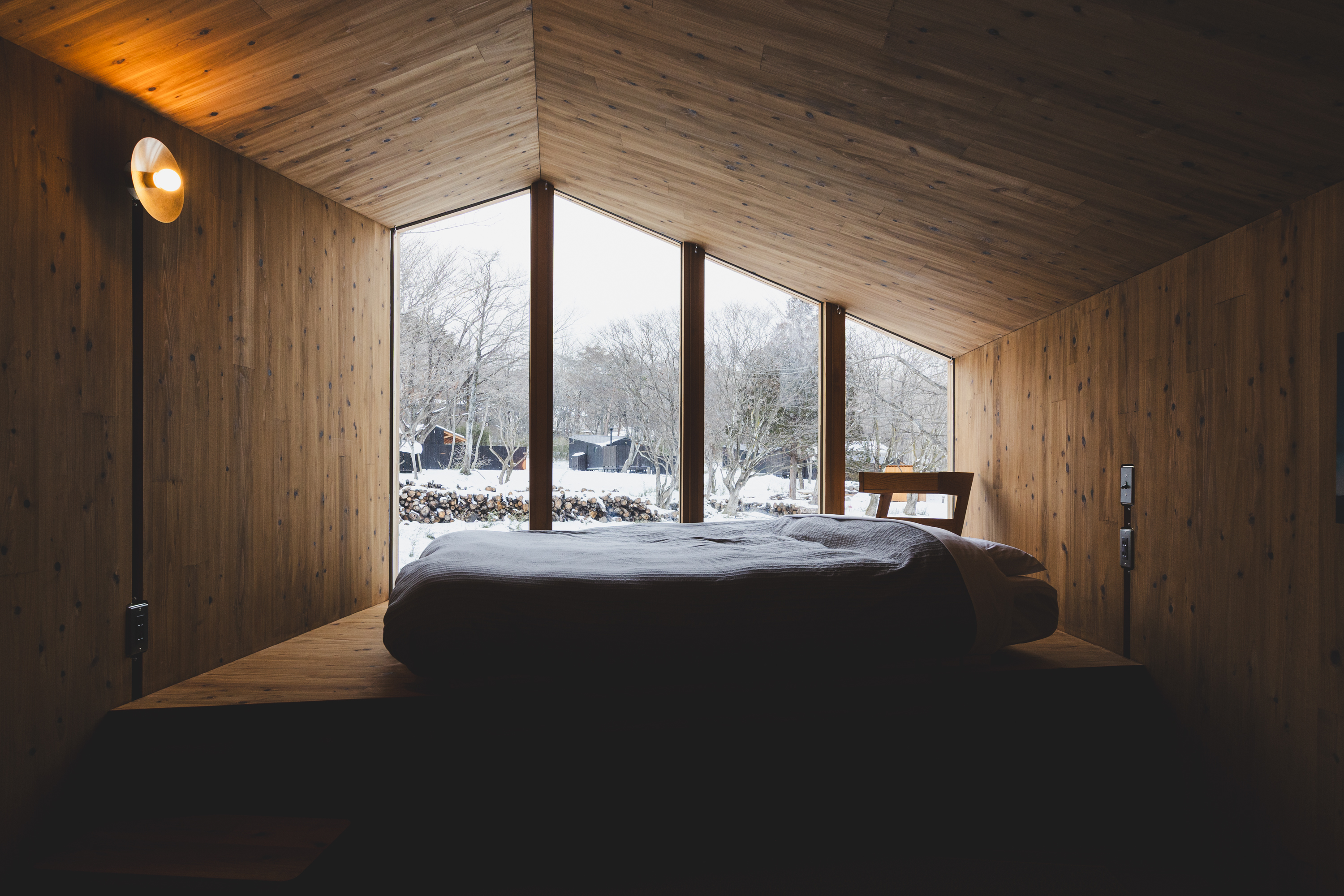 露天風呂（温水切替）付プラン 部屋からの景観