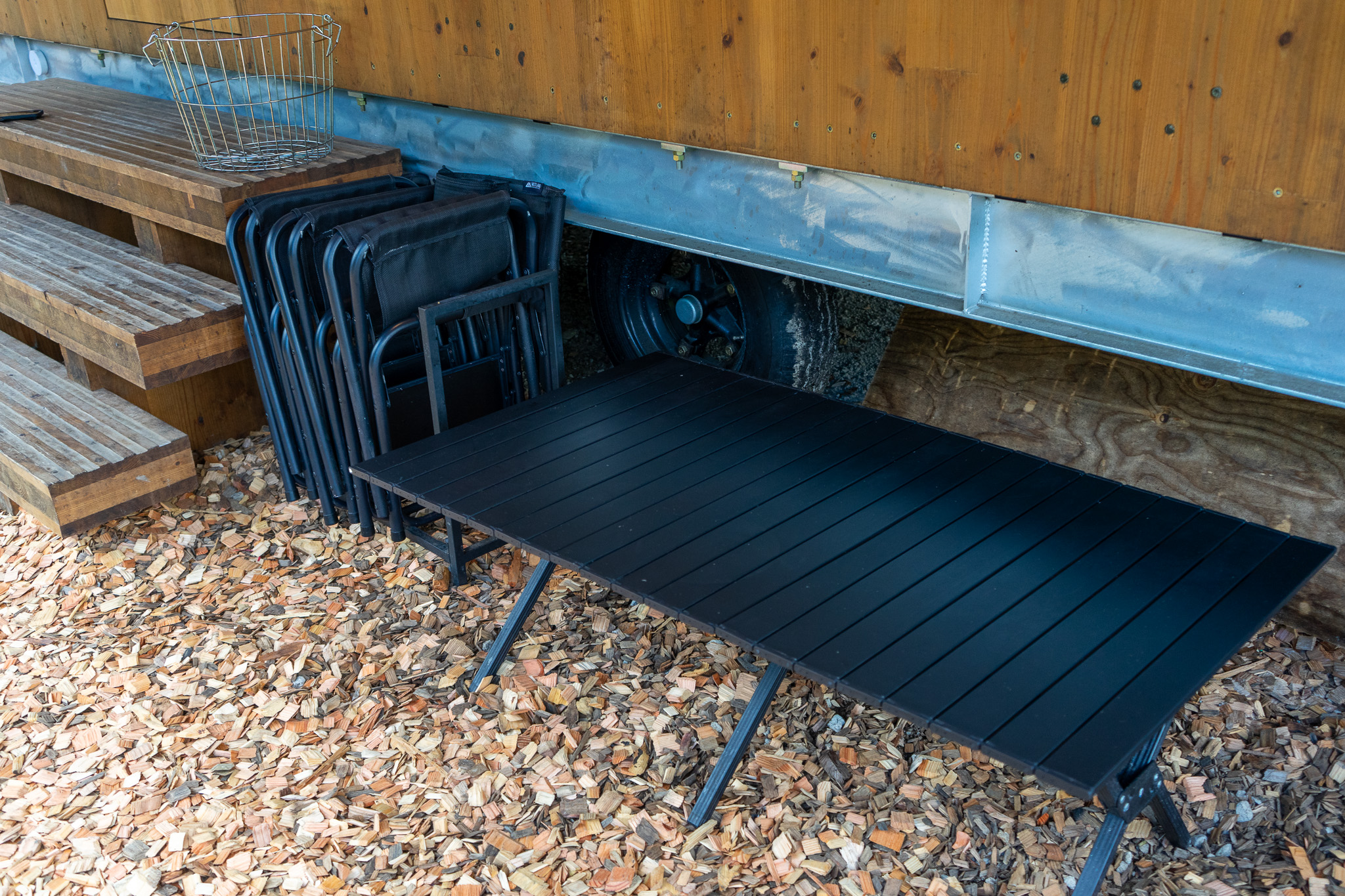 アウトドアテーブル・チェア（部屋共通備品）