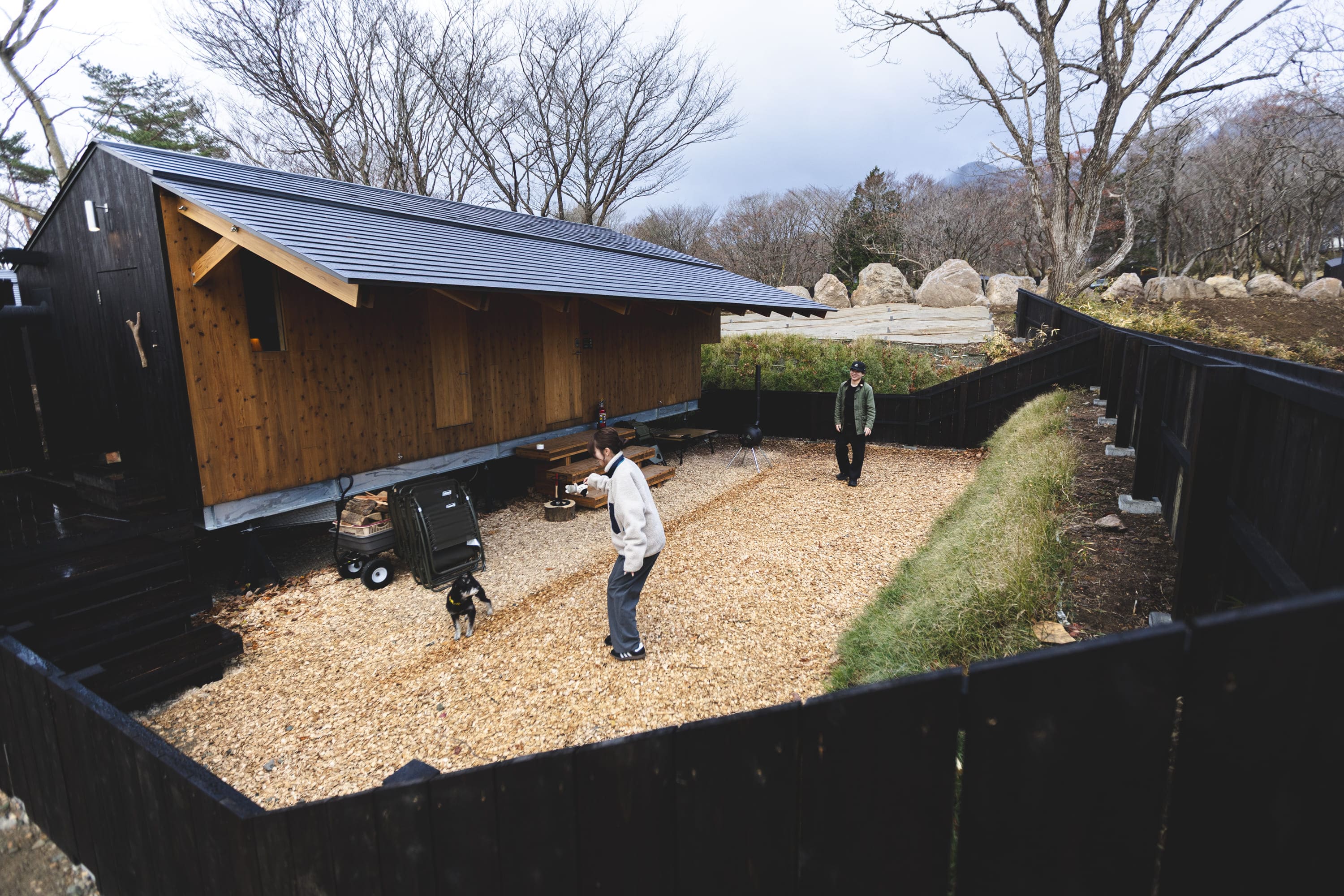 ドッグラン付き アウトドアリビング2