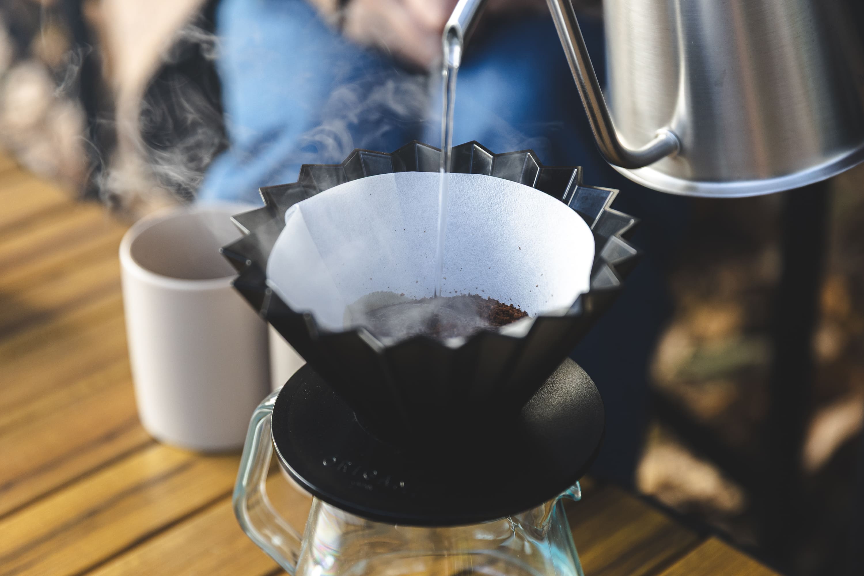 コーヒーセット、コーヒー豆（部屋共通備品）