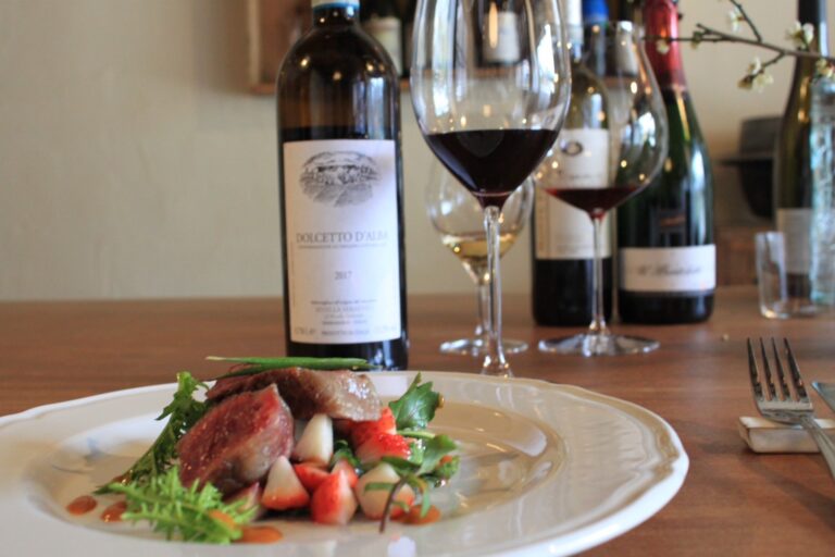 ワインペアリングコースもおすすめです