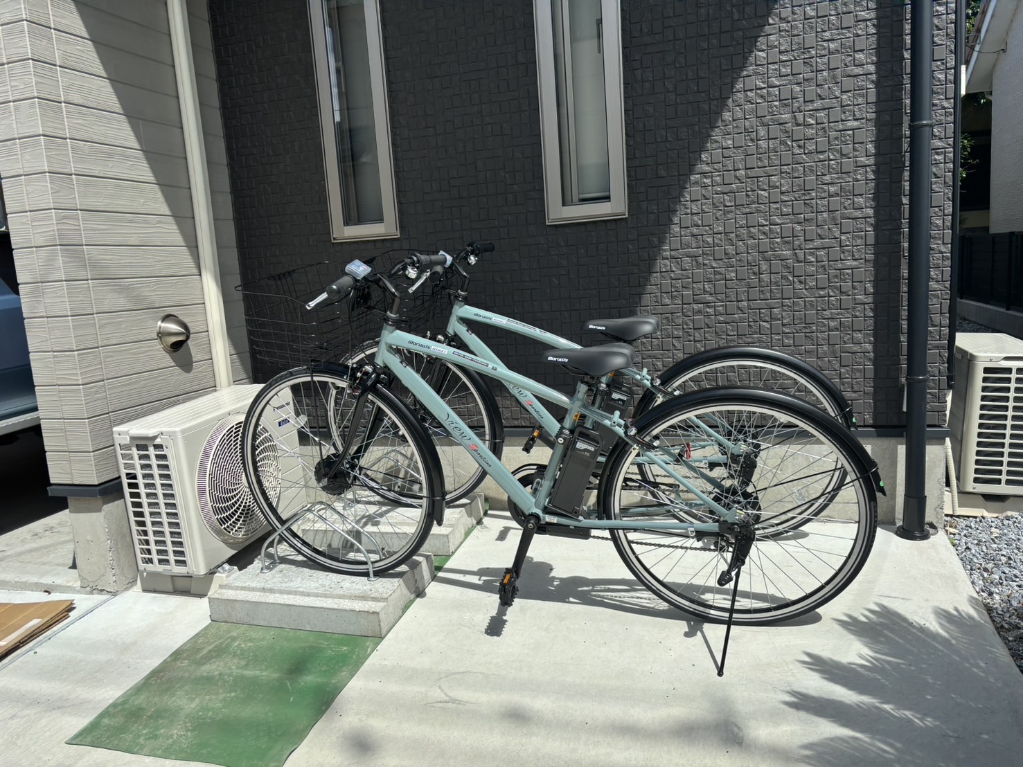 電動自転車は2台無料レンタル！