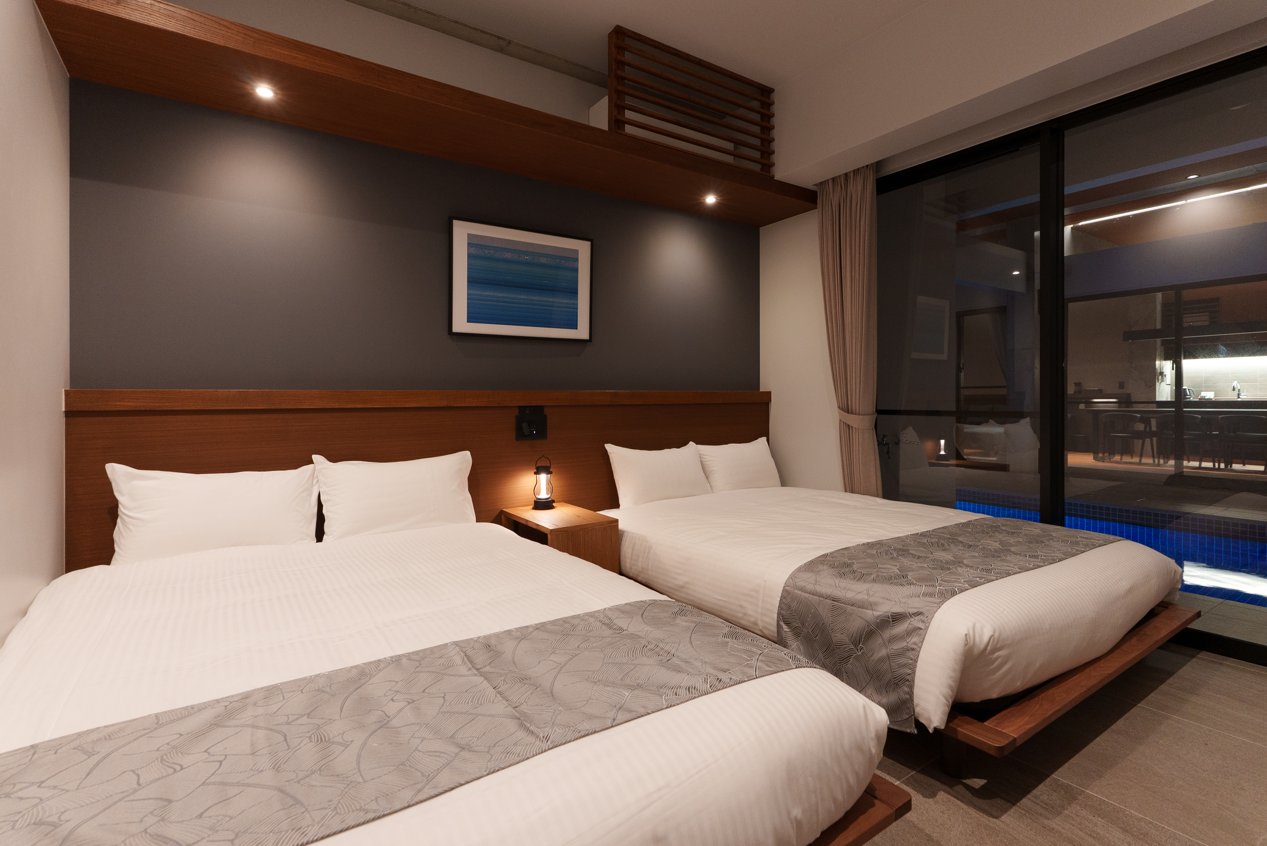 ベッドルーム3（ダブルベッド2台）