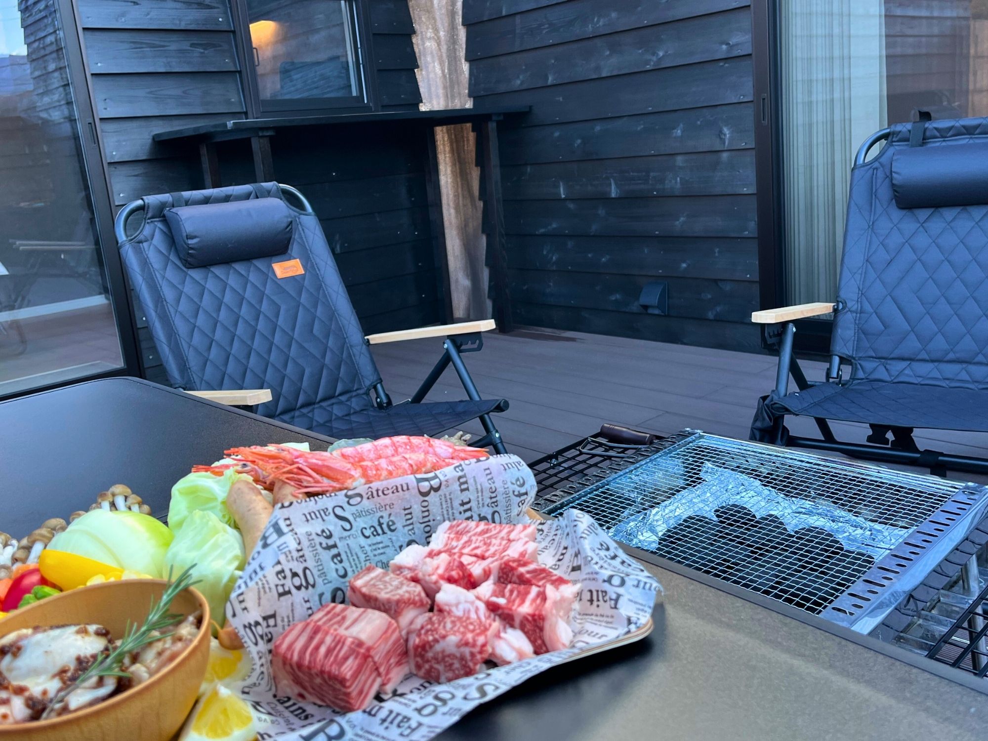 アウトドアリビングテラス