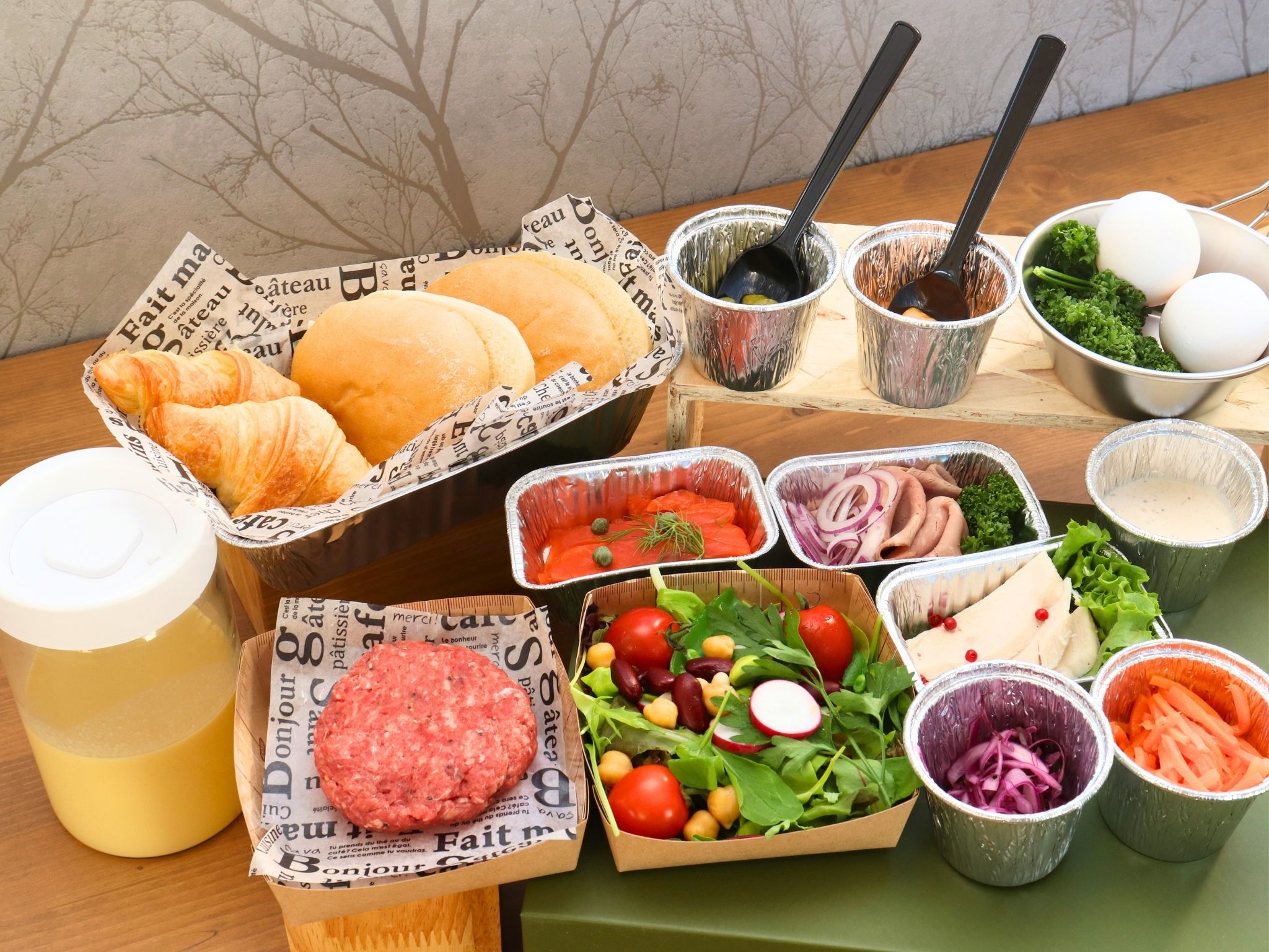 朝食のモーニングBOX　＊画像はイメージです。