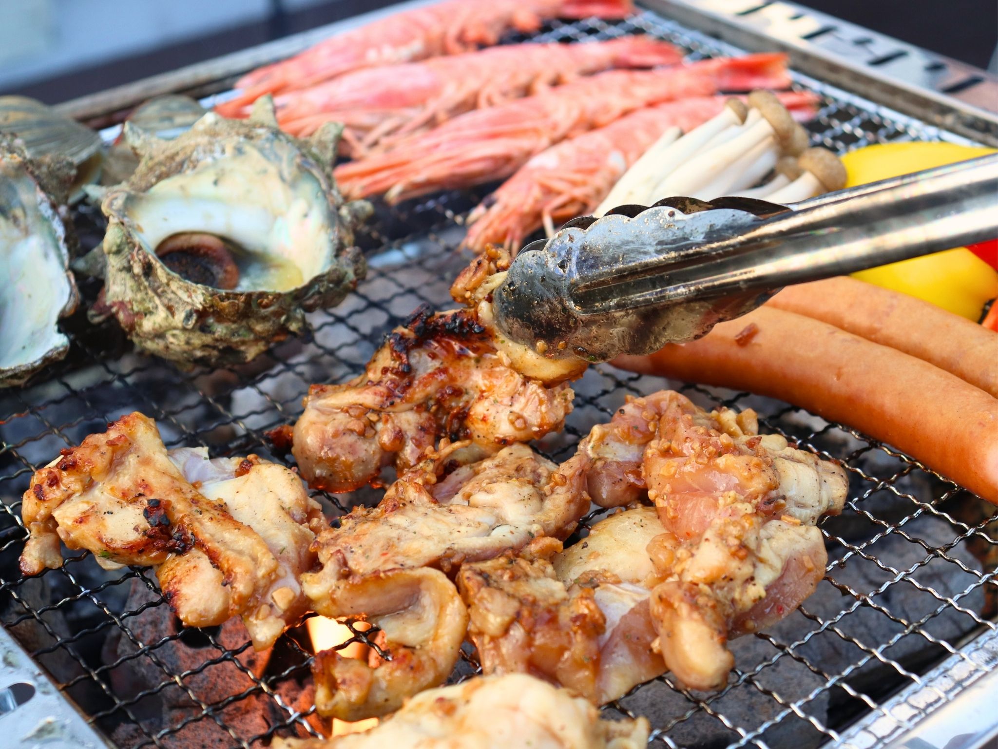 自慢の炭火BBQ　＊画像はイメージです。