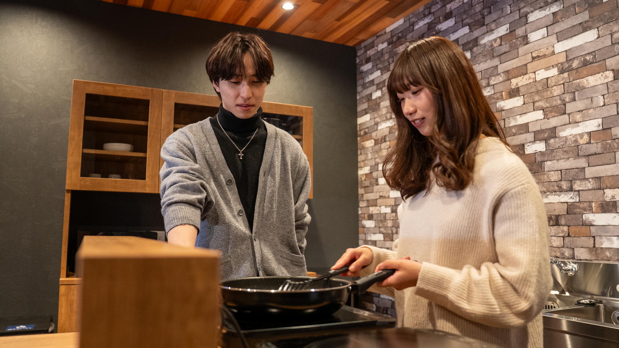 【施設】共用キッチン 滞在イメージ