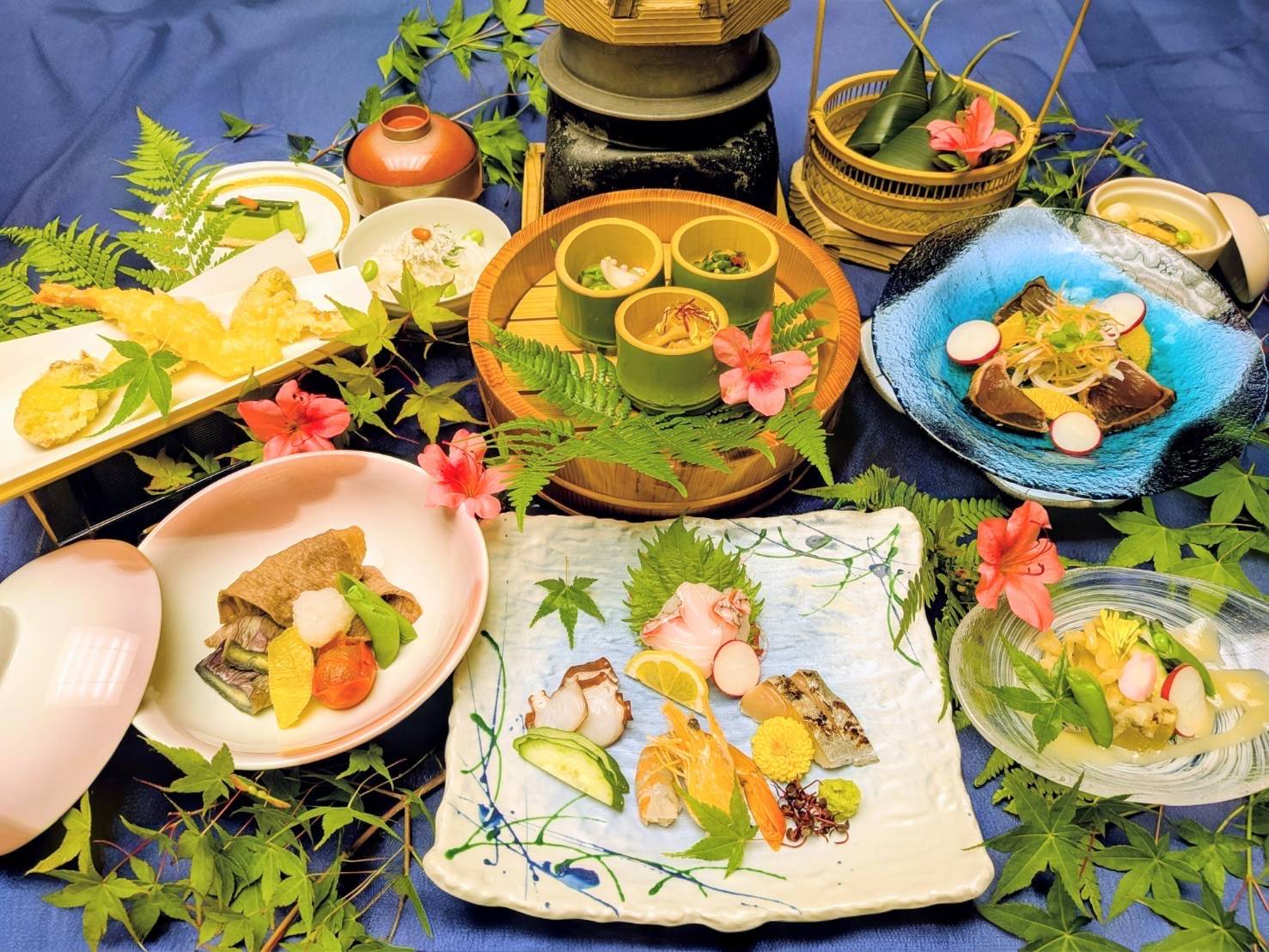 初夏の彩会席