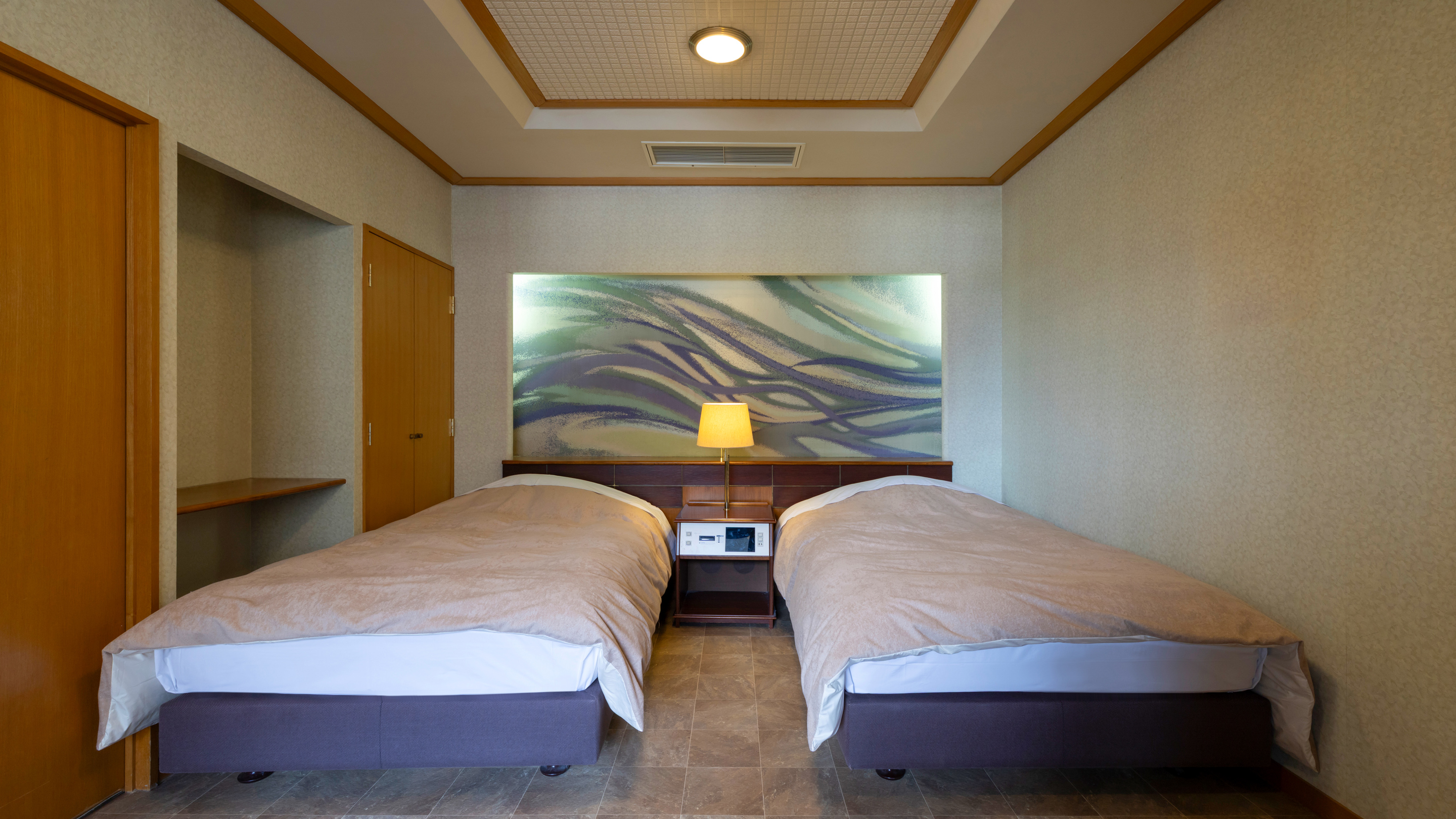 【禁煙】スイート露天風呂付和洋室ツイン(鳳凰)※イメージ