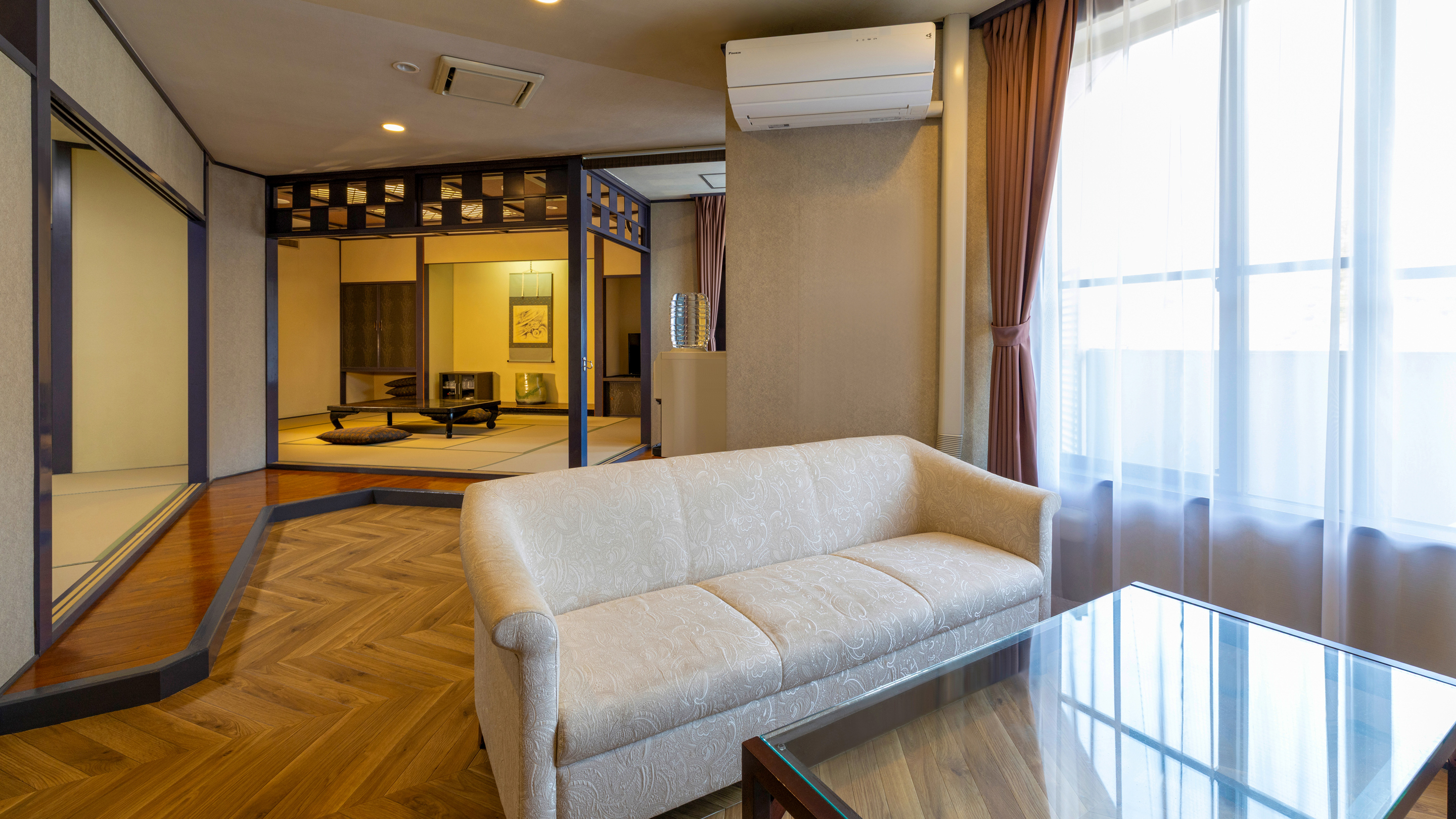 【禁煙】スイート露天風呂付和洋室ツイン(やすらぎ)※イメージ