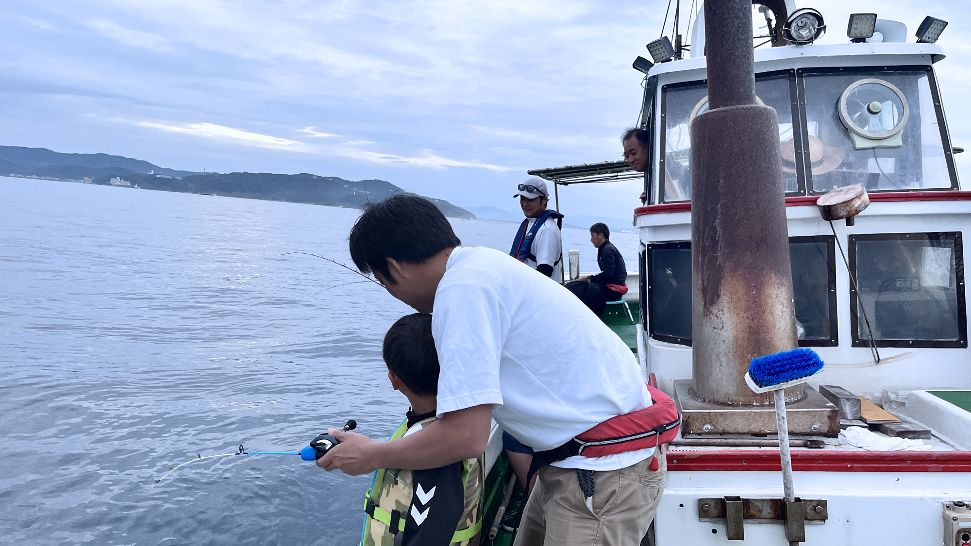 【釣りイメージ】小さい子でも一緒に釣りを楽しめます
