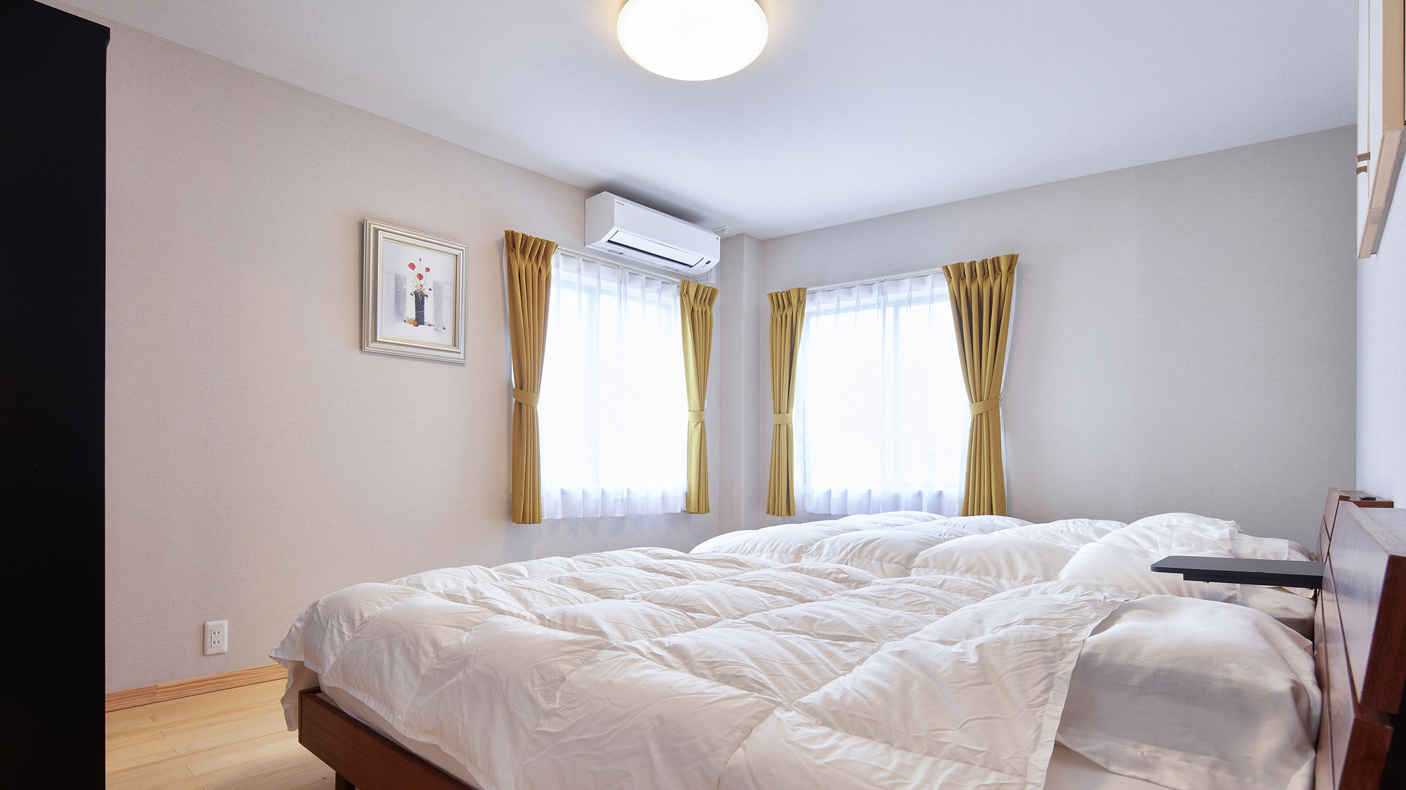 【寝室】2名専用の部屋
