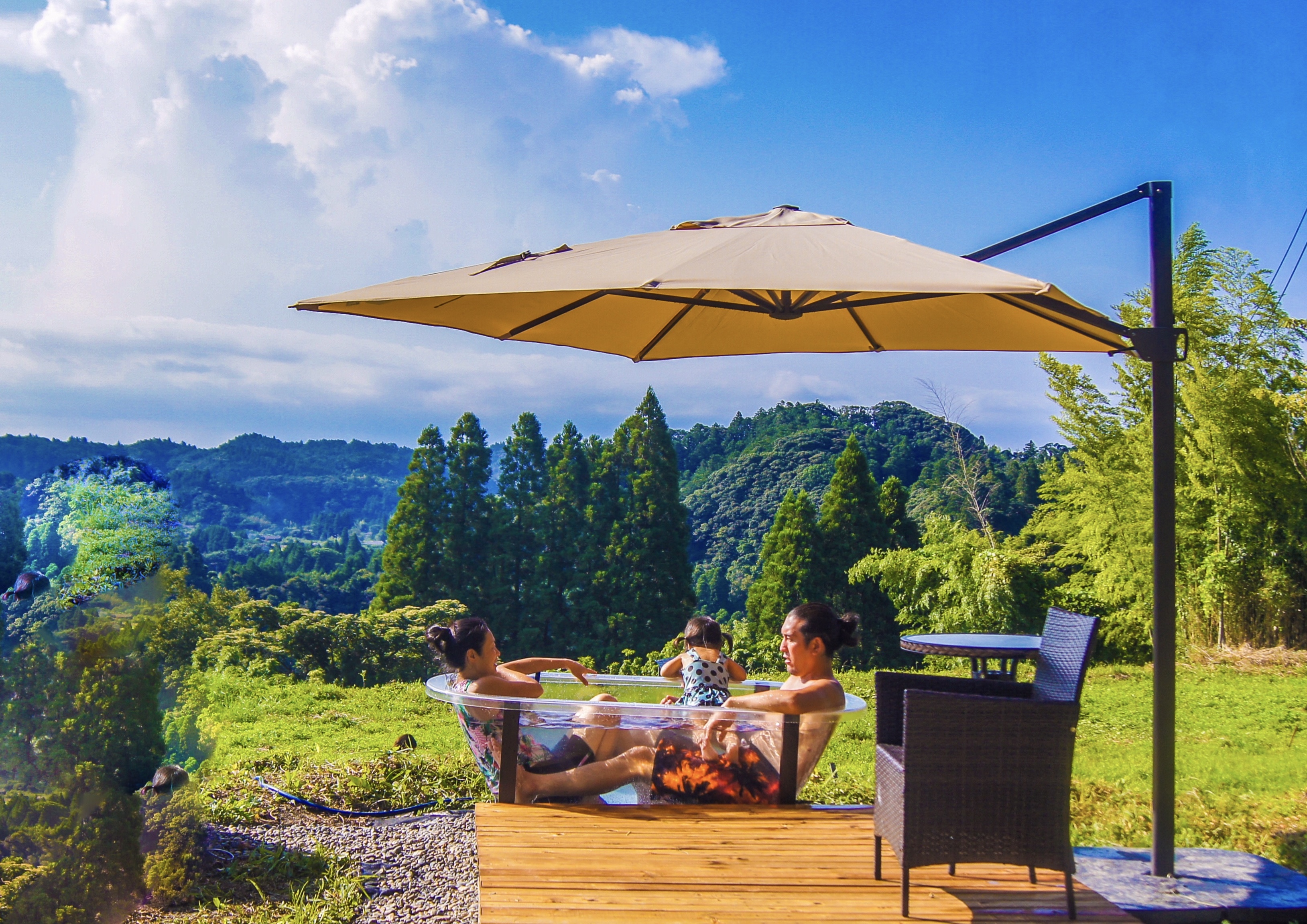 地球に一つに☆温水ハーブスパ（オプション）
