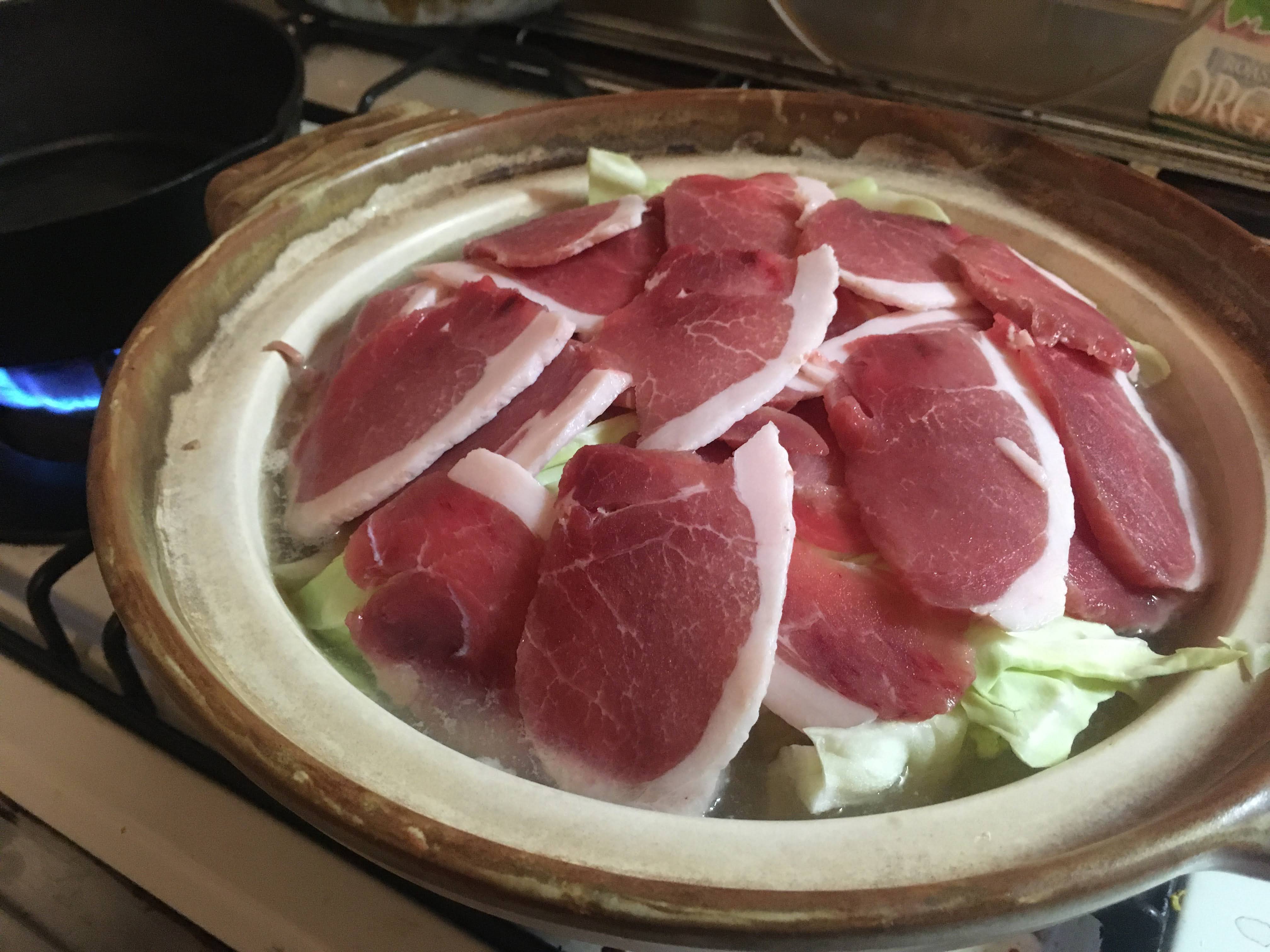 食事４ぼたん鍋