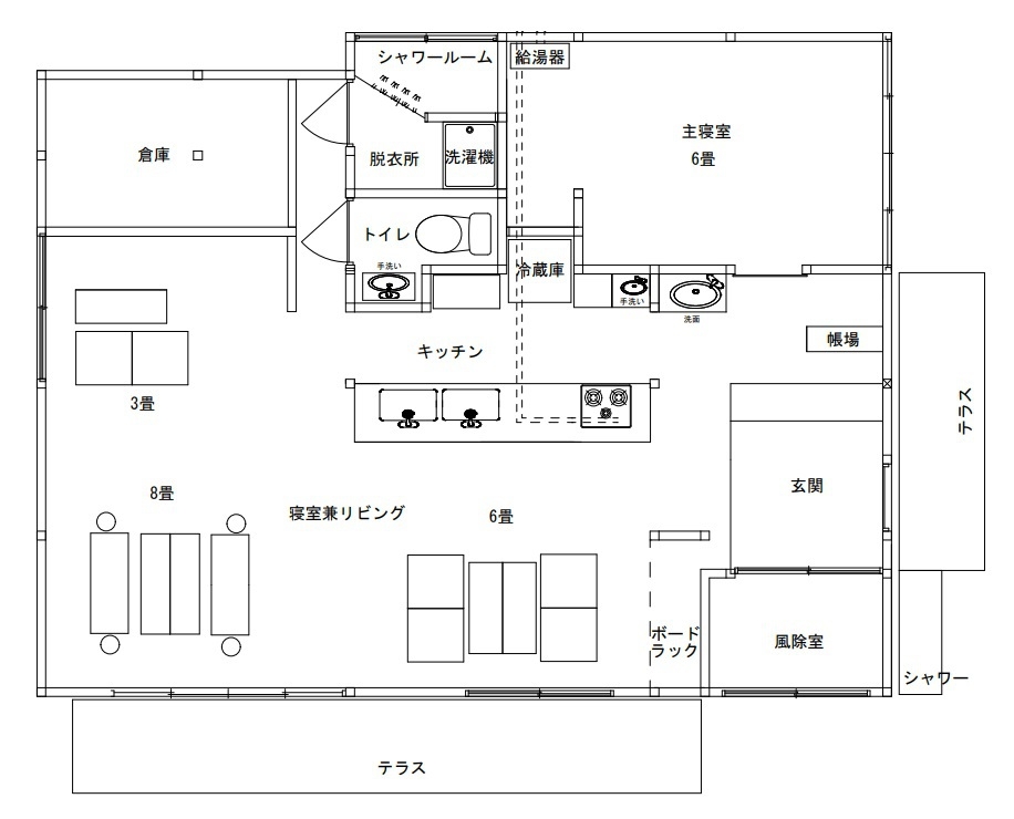 ★【月〜木平日限定】素泊まり連泊割引プラン（２泊〜）★オーシャンビューと満天の星空　BBQ可の貸別荘