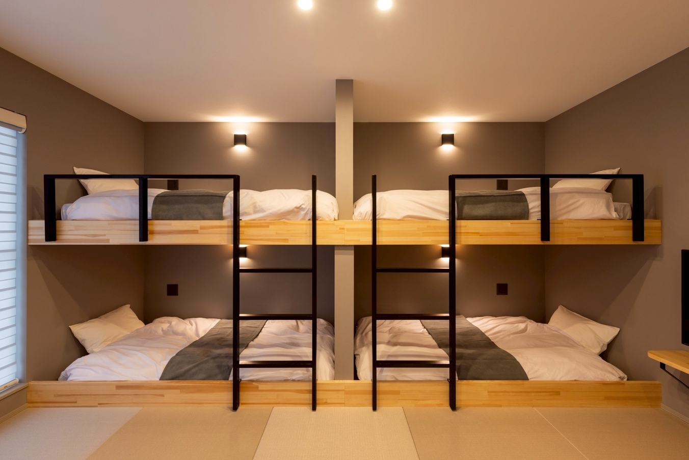 ファミリールーム和室禁煙２段ベッドルーム　最大７名利用可