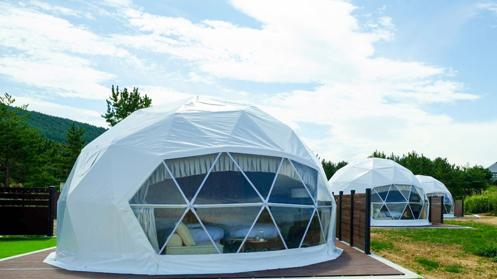 ・【外観】非日常のグランピング体験で、忘れられない思い出を。美しい景色と美味しい食事で大満足