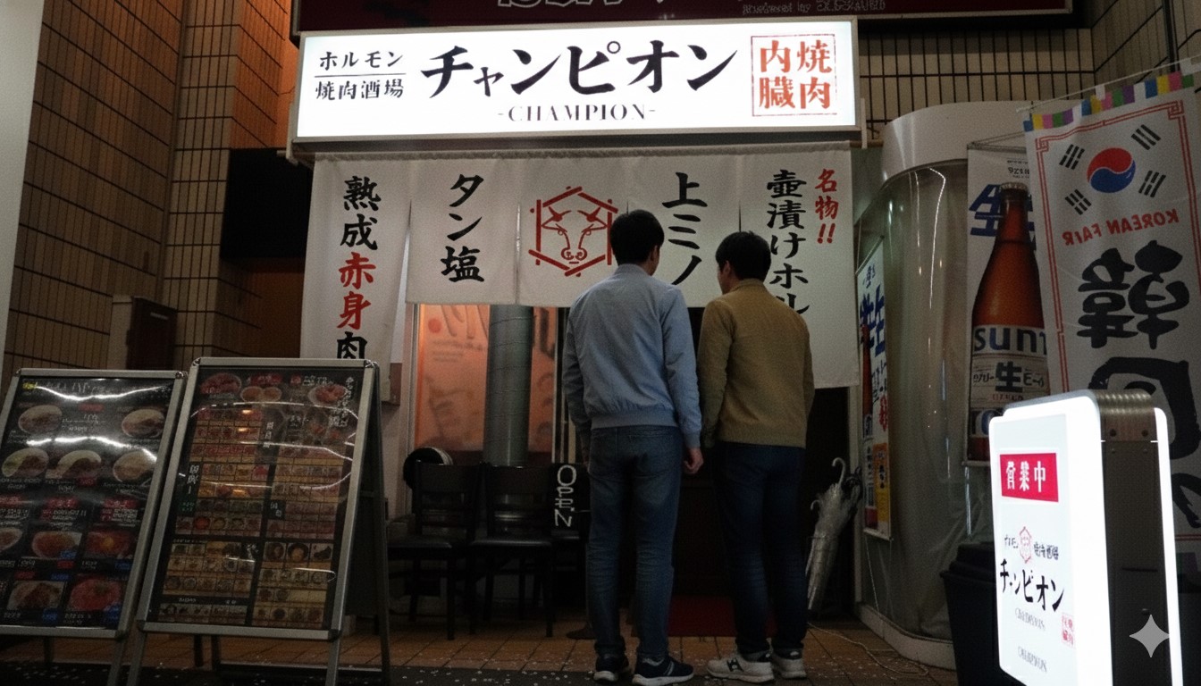提携飲食店　ホルモン焼肉酒場チャンピオン　※イメージ