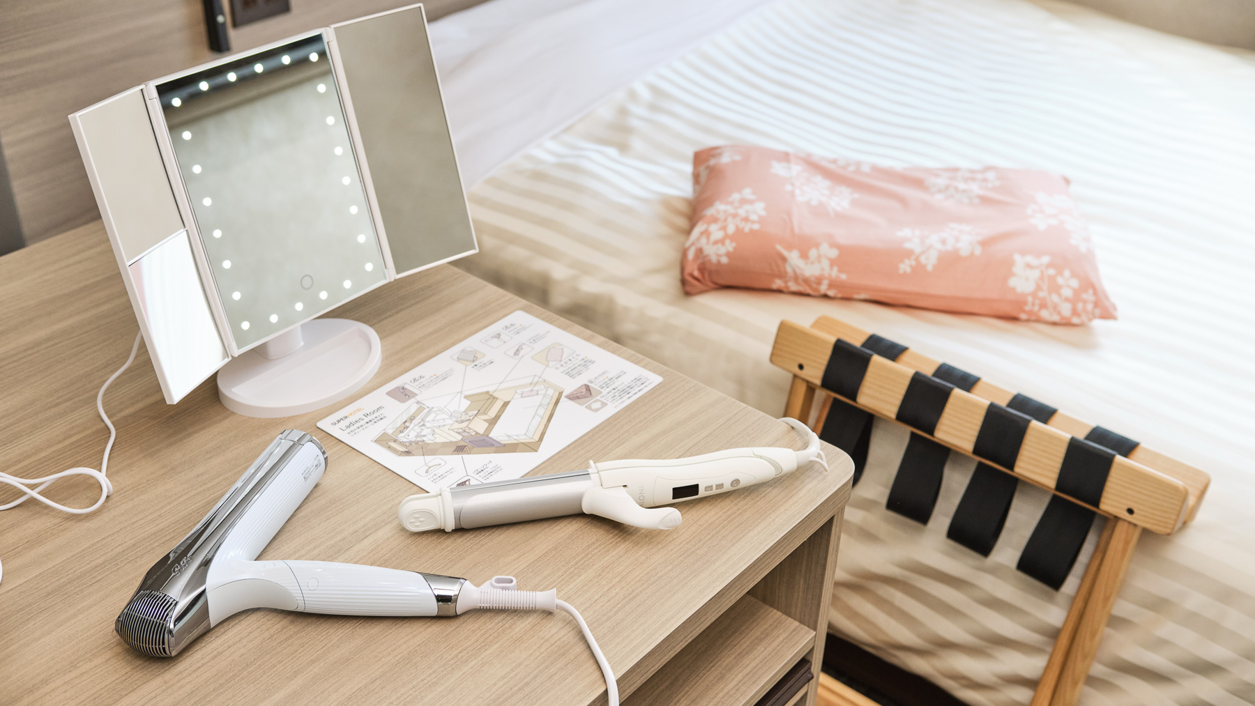 【レディースルーム】女性の美容と健康を考えたサービスが満載のお部屋です