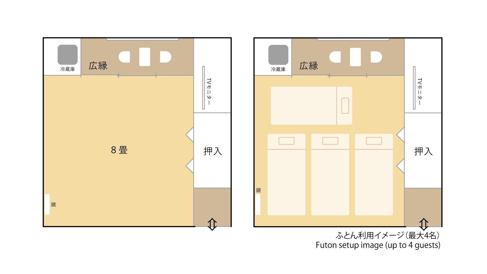 【宿泊】 金木犀の部屋　サウナ利用時間１８：４０〜２０：１０（９０分)