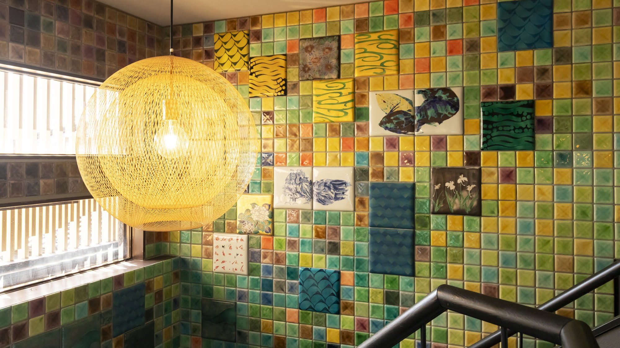 九谷焼のタイル