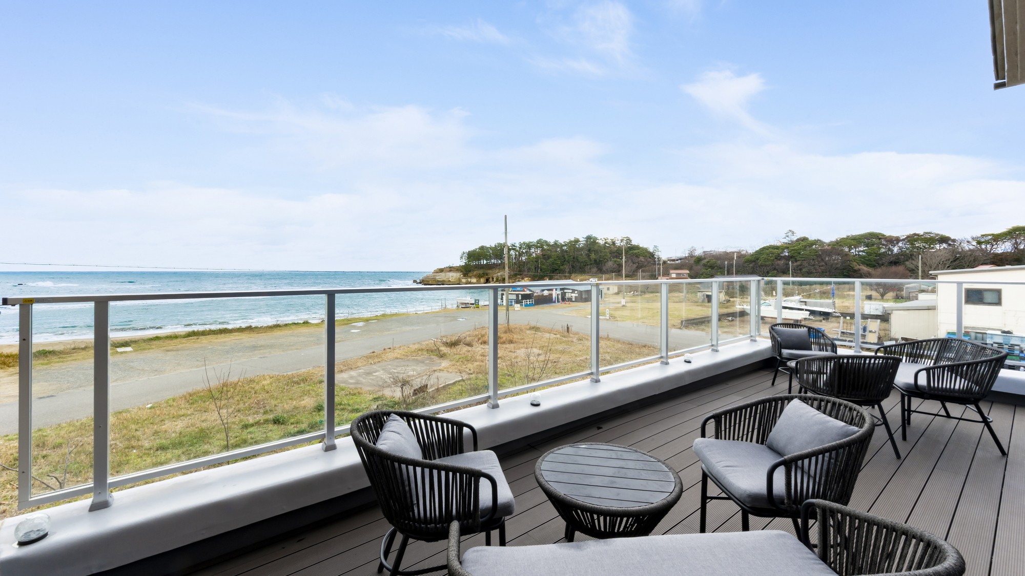 宿泊者専用テラス