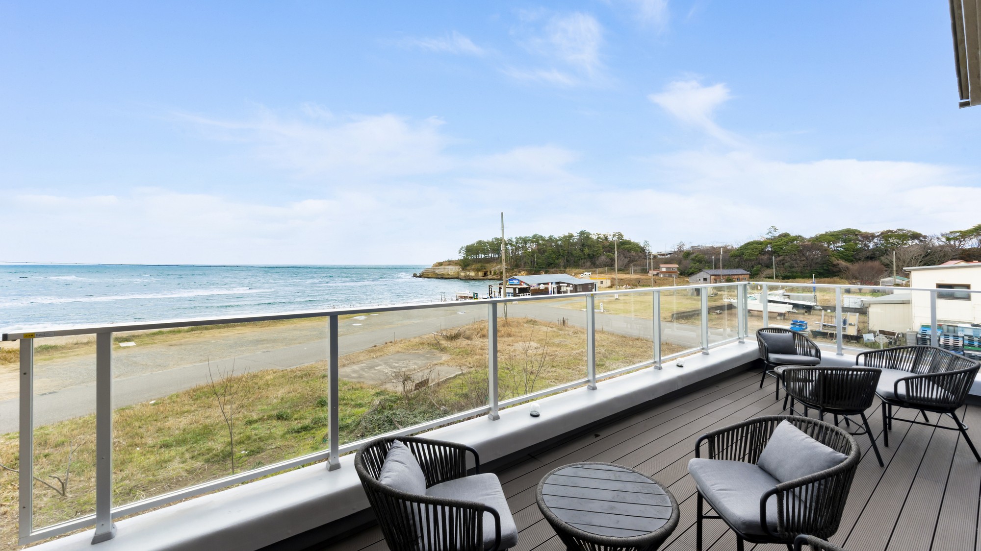 宿泊者専用テラス