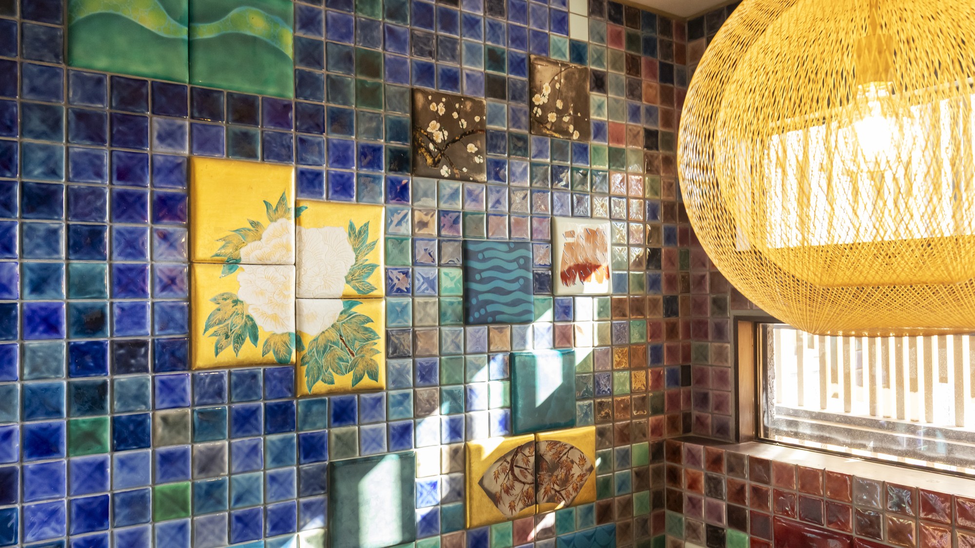 九谷焼のタイル